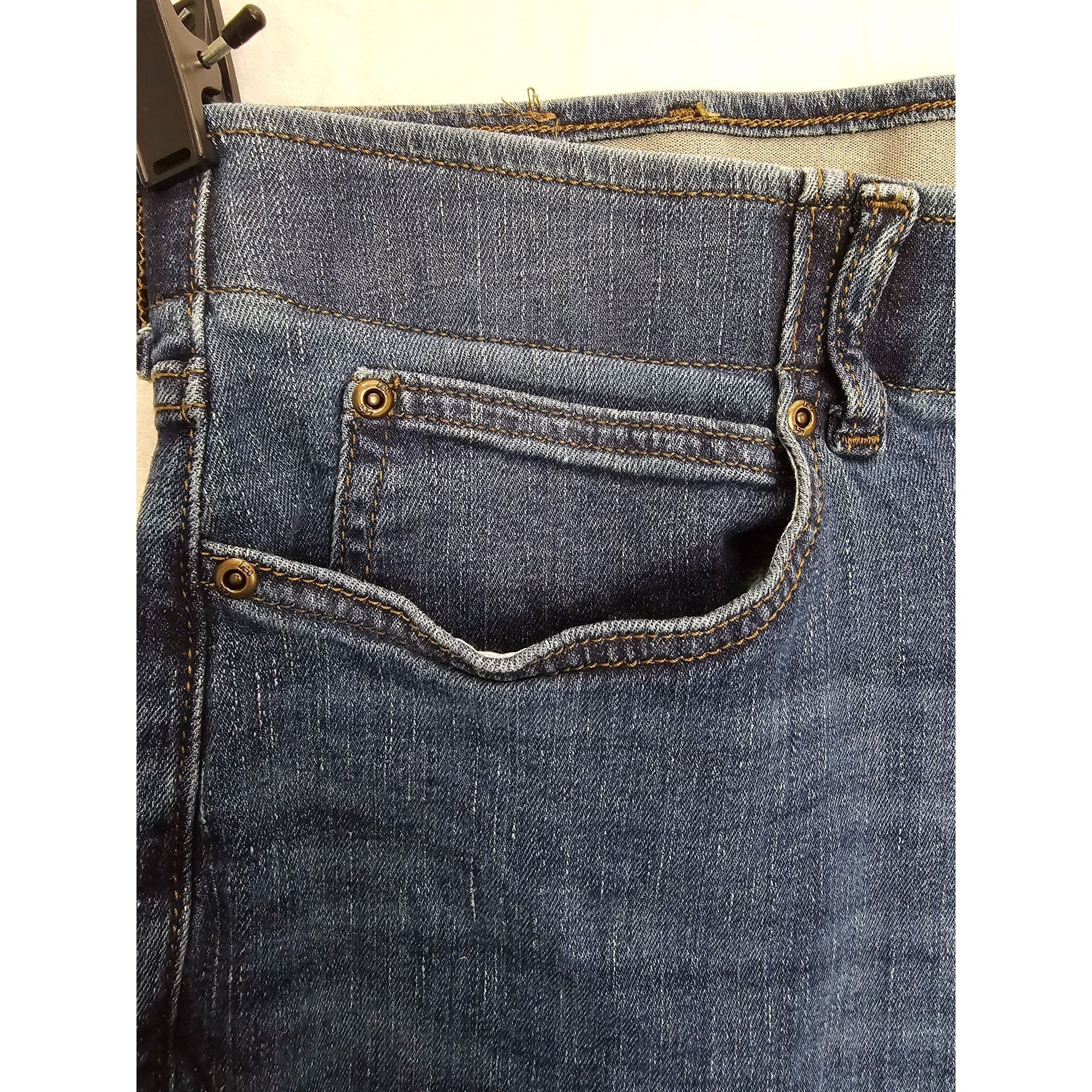 Lee Lee Slim Straight Jeans Size 40x30 Men's Denim Pants Blue Co Size US 28 / EU 44 - 7 Thumbnail