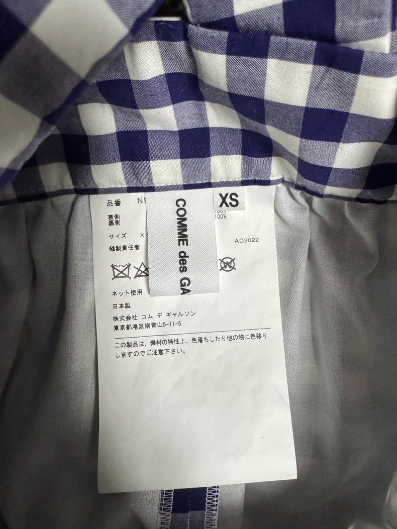 Comme des Garcons Comme Des Garcons size XS Blue checked suspenders Size 24" / US 00 / IT 34 - 4 Thumbnail