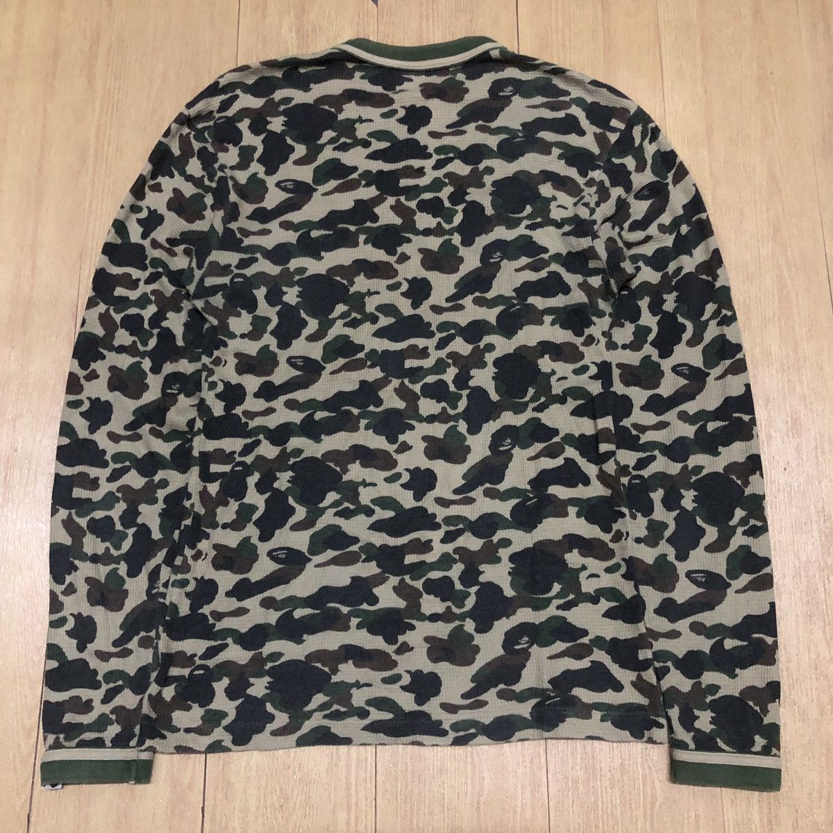 Bape 1st Camo Thermal Long Sleeve Tee Size US S / EU 44-46 / 1 - 2 Thumbnail