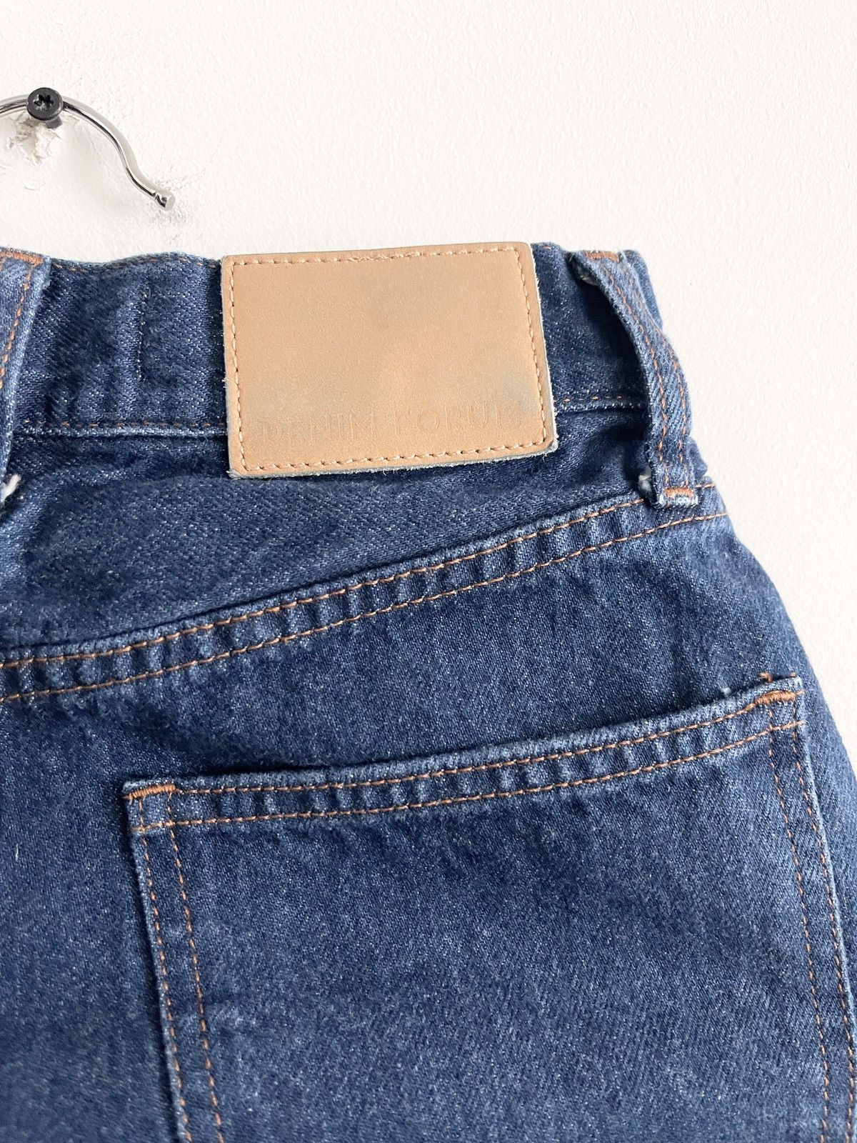 Alo STEAL! 2010s Original Denim Skirt Size 23" - 6 Thumbnail