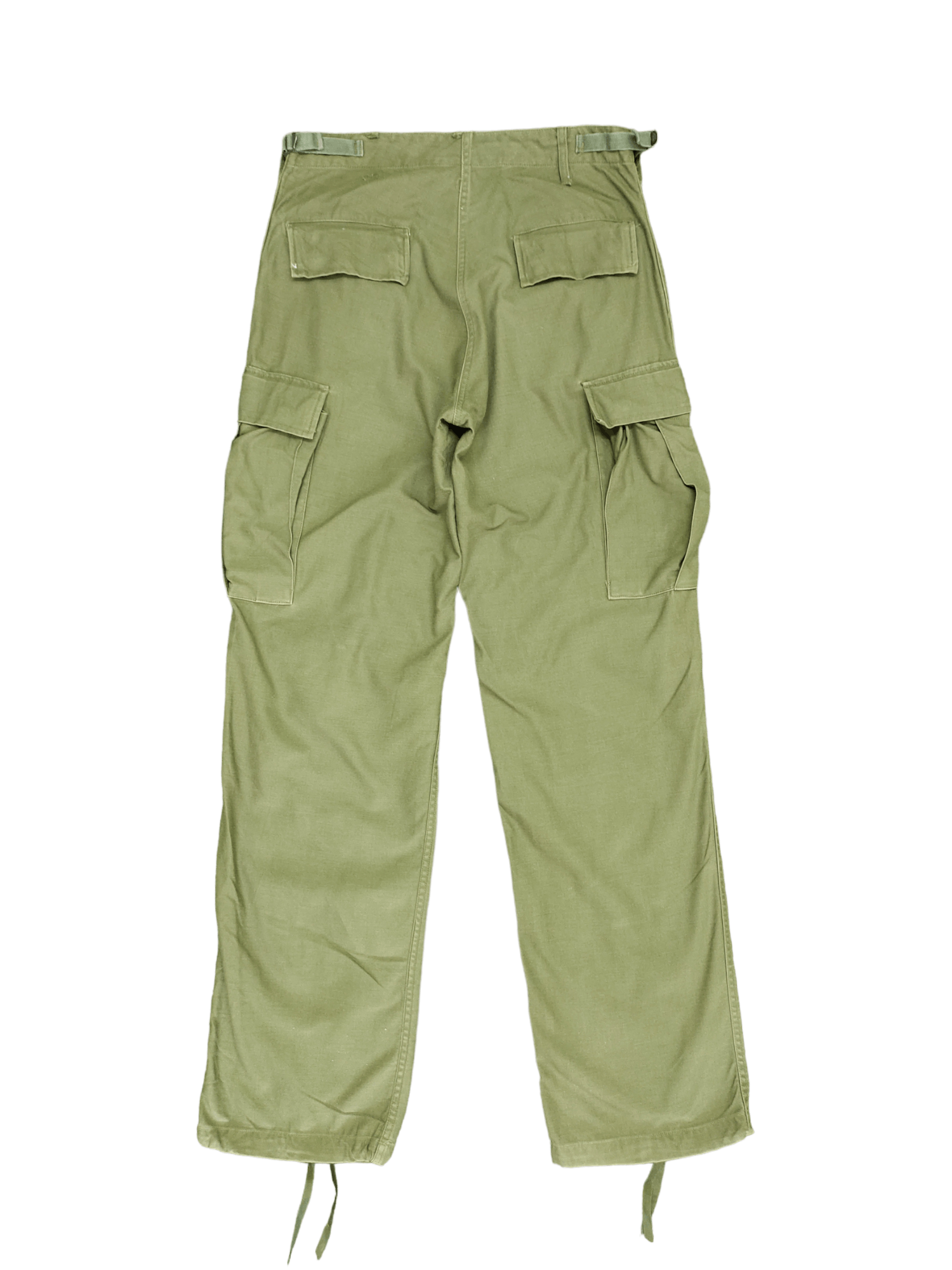 Vintage Vtg OG Us Army Sateen Cargo Pant 60s 70s Nam Era Scovill Usa Size US 31 - 10 Thumbnail