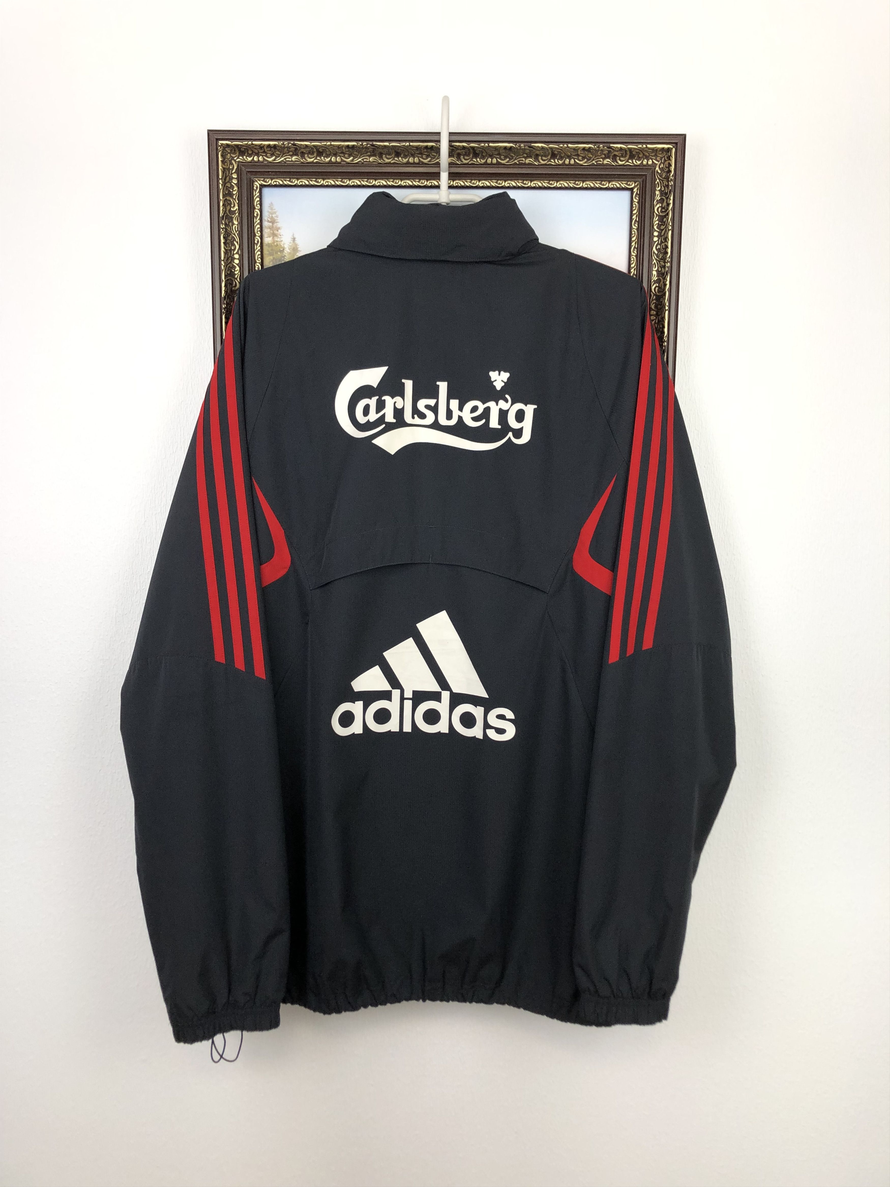 Adidas Vintage Adidas Liverpool Football Jacket Soccer Track Top Size US L / EU 52-54 / 3 - 15 Thumbnail