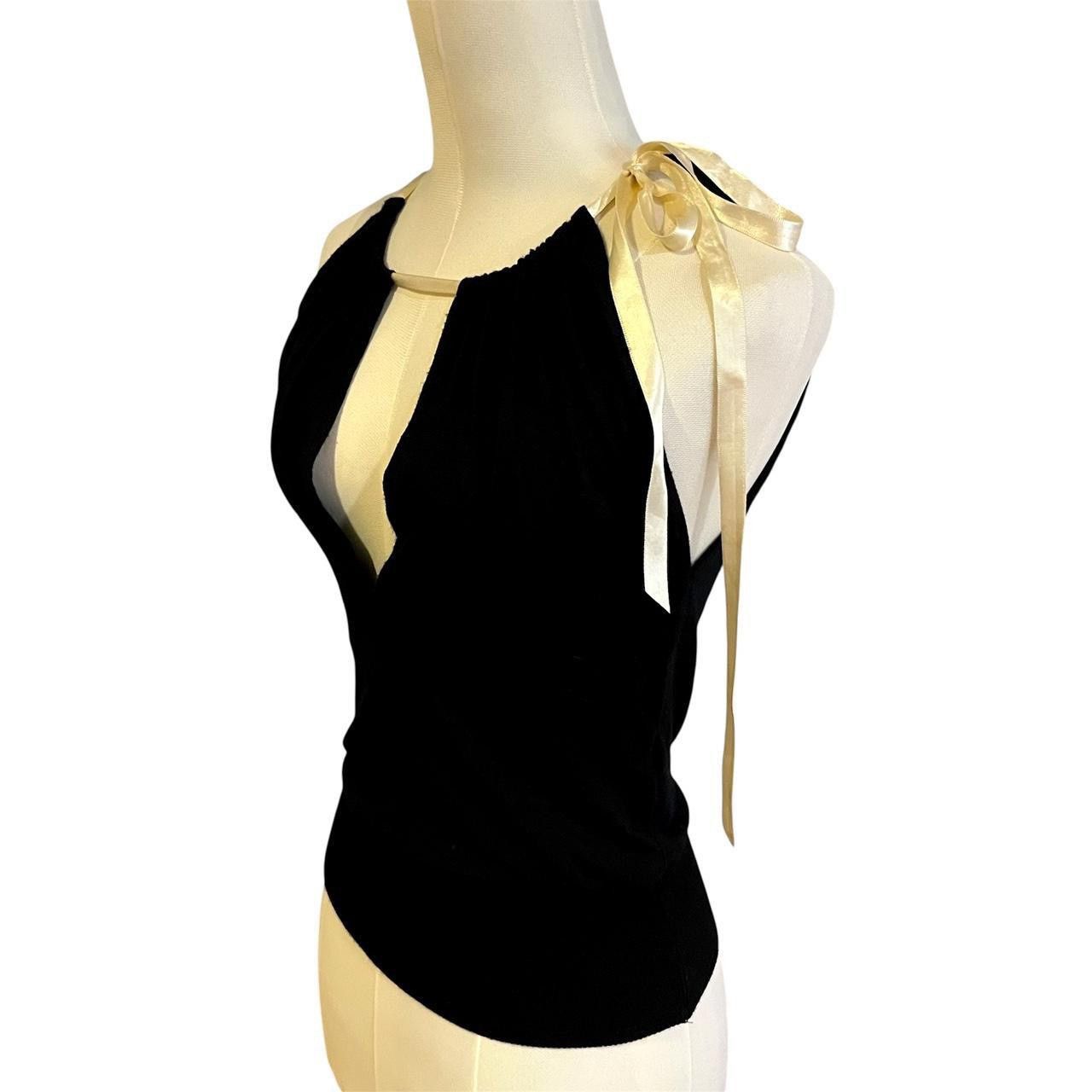 Guess Vintage y2k GUESS collection top with ribbon halter detail🎐 Size S / US 4 / IT 40 - 5 Thumbnail