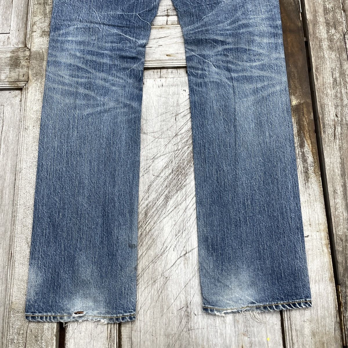 Japanese Brand × Vintage Vintage Japanese Brand Distressed B.W Jeans wc 347 Size US 31 - 4 Thumbnail