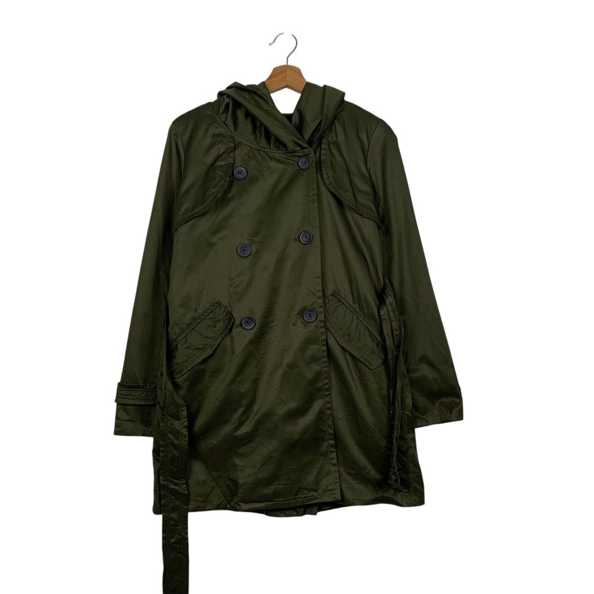 Japanese Brand Pool Studio Alivier Double Breasted Trenchcoat Size M / US 6-8 / IT 42-44 - 1 Thumbnail