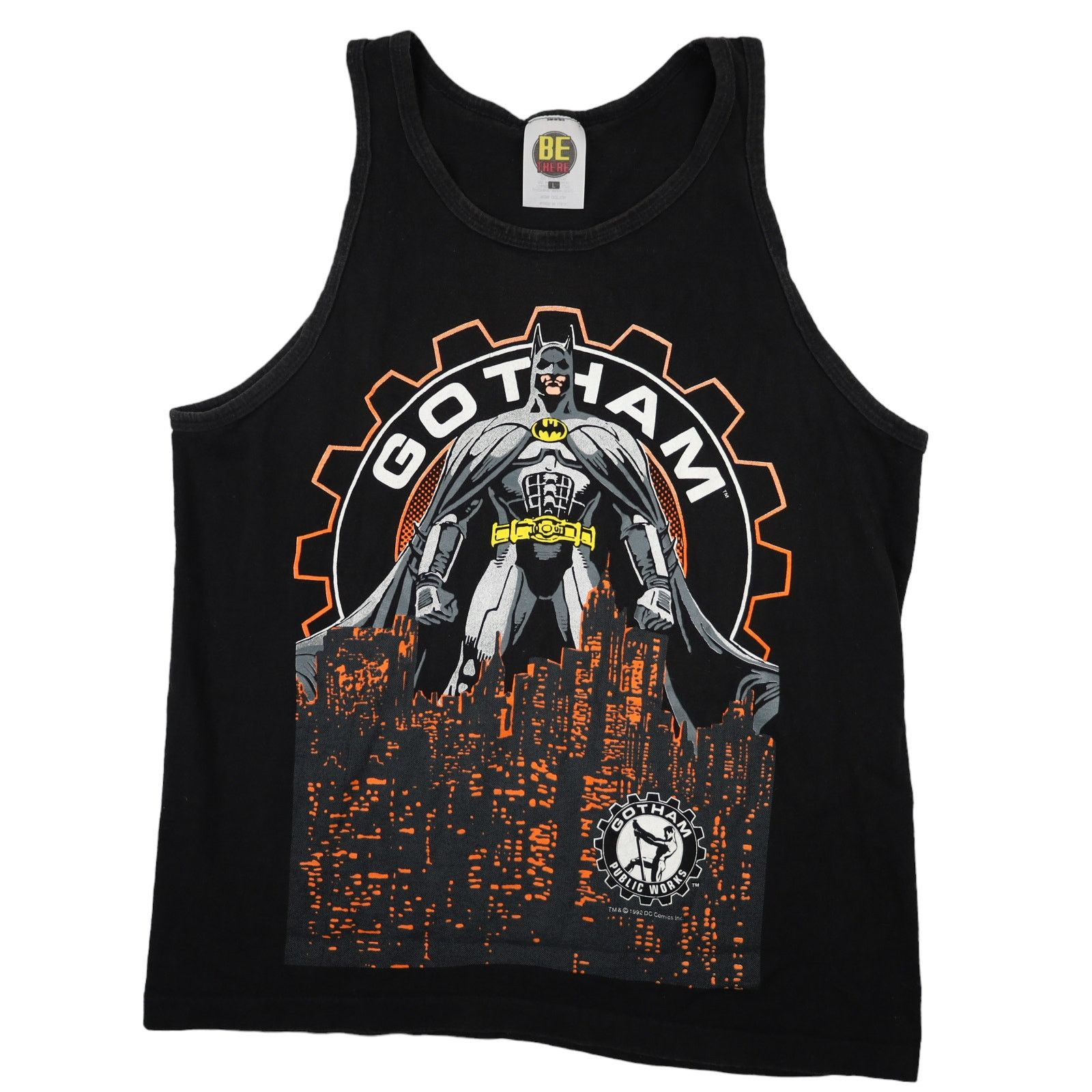 DC Comics × Vintage Vintage 1992 Batman Gotham City Graphic Tank Top Size US L / EU 52-54 / 3 - 1 Thumbnail
