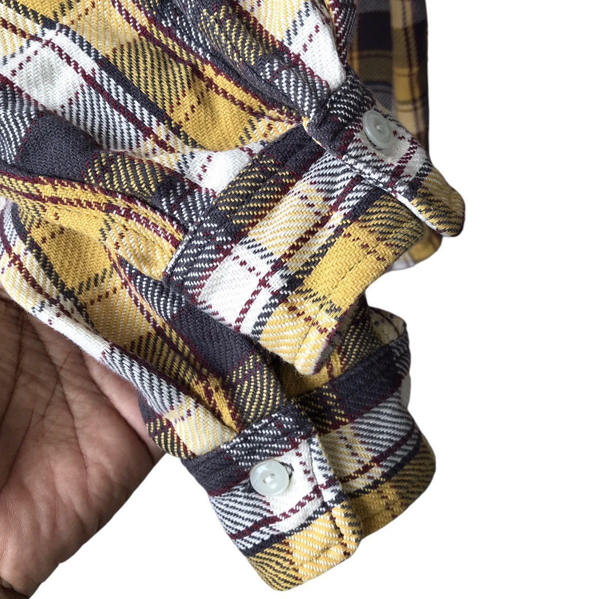 Japanese Brand × N.Hoolywood N. Hoolywood Japan Double Chest Flannel Shirt Size US M / EU 48-50 / 2 - 7 Thumbnail