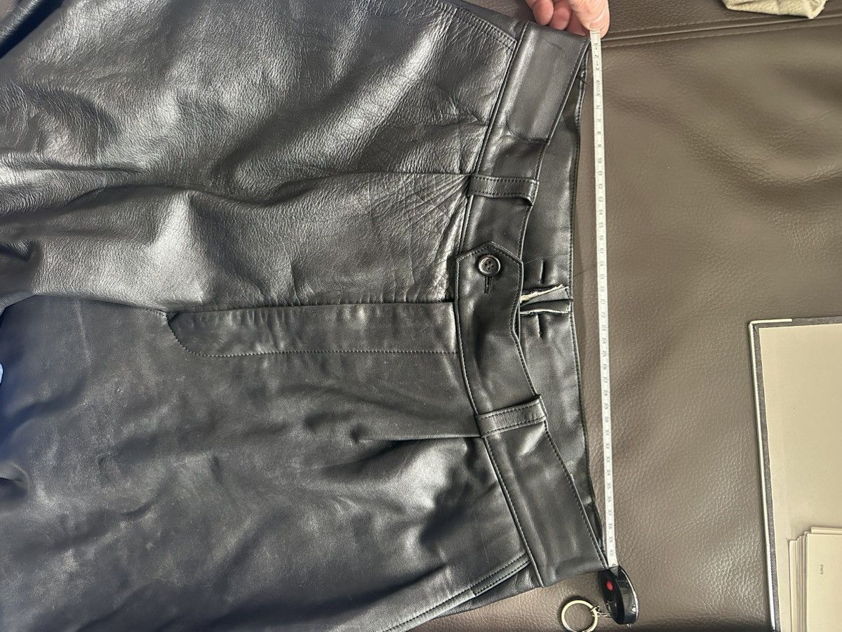 Yohji Yamamoto Supreme 2025 Yohji Yamamoto leather wide pants Size US 32 / EU 48 - 9 Thumbnail