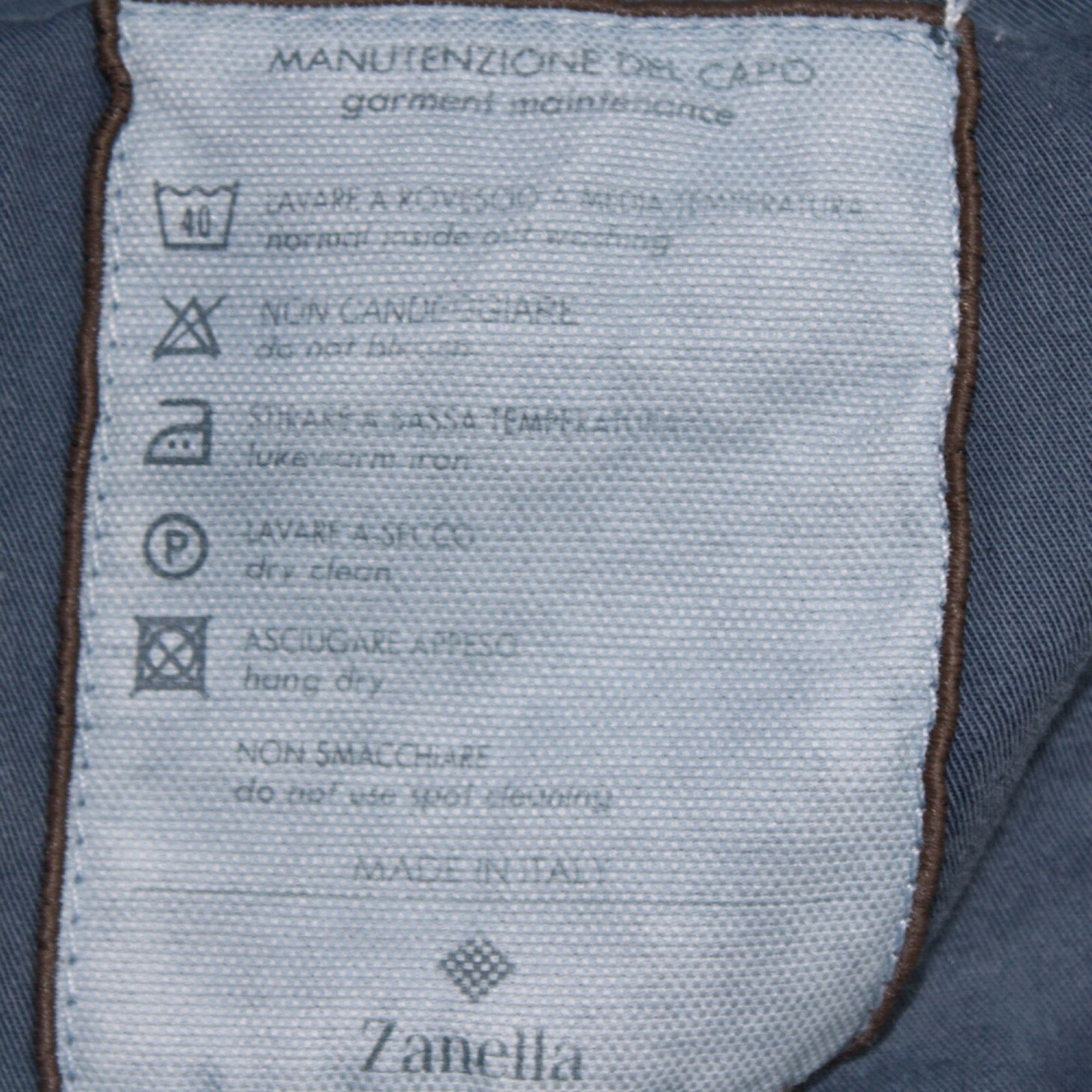 Zanella Zanella New with tags Chino Size 33 US In Blue Size US 33 - 6 Thumbnail