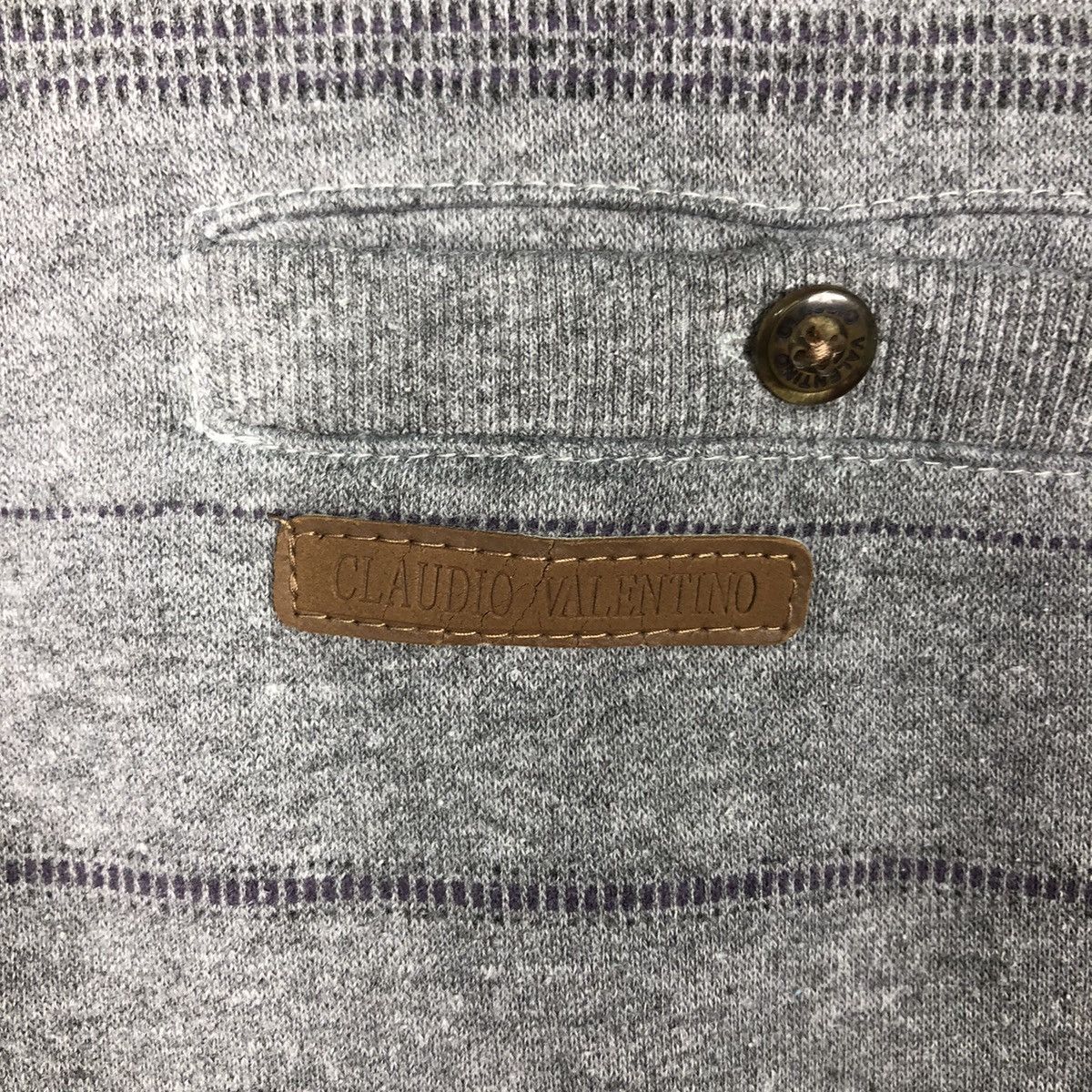 Japanese Brand × Vintage 📌Vintage Collar Sweatshirt College Claudio Valentino Paris Size US L / EU 52-54 / 3 - 16 Thumbnail