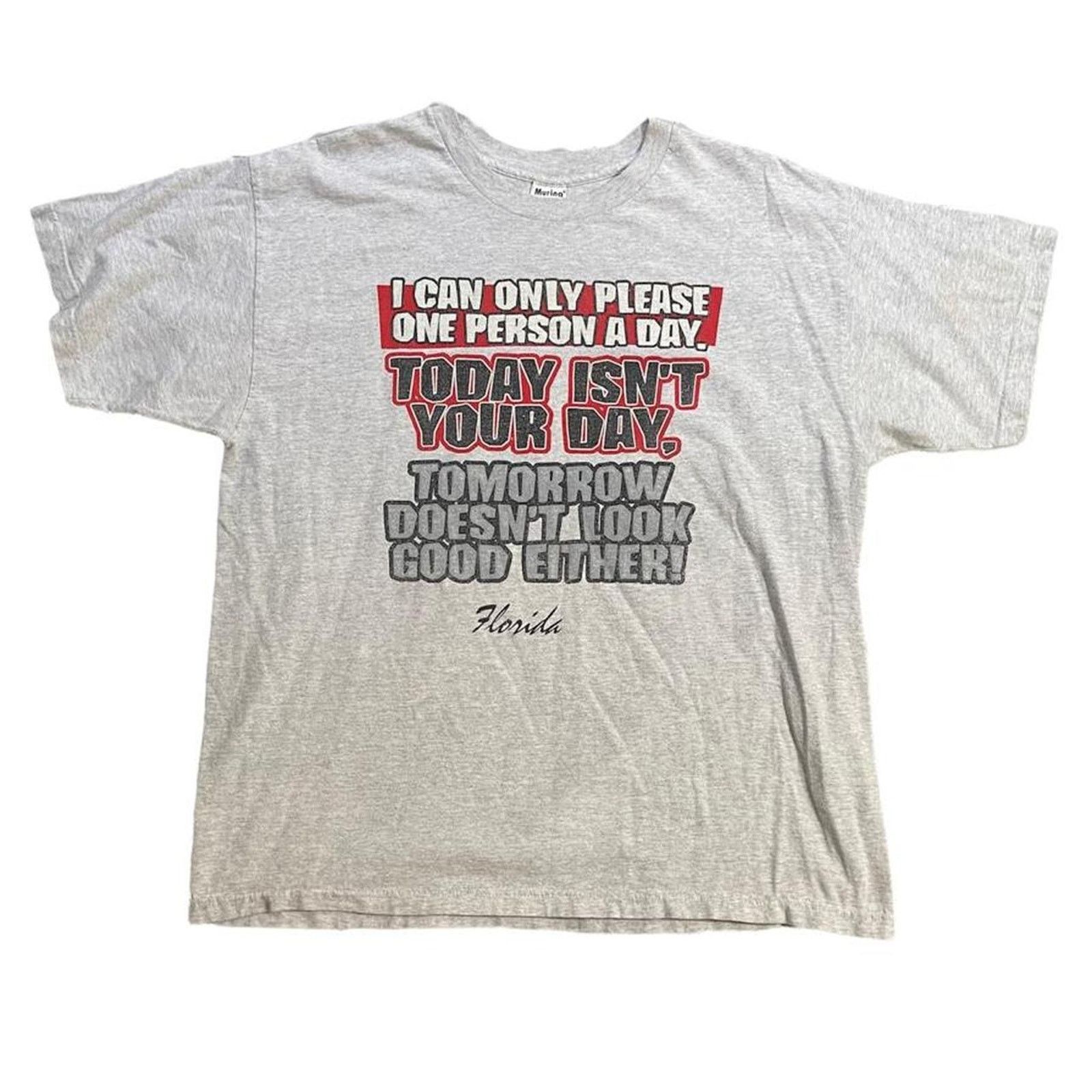 Salem Sportswear Vintage 90s florida murina tee shirt grey usa Size US XL / EU 56 / 4 - 1 Thumbnail