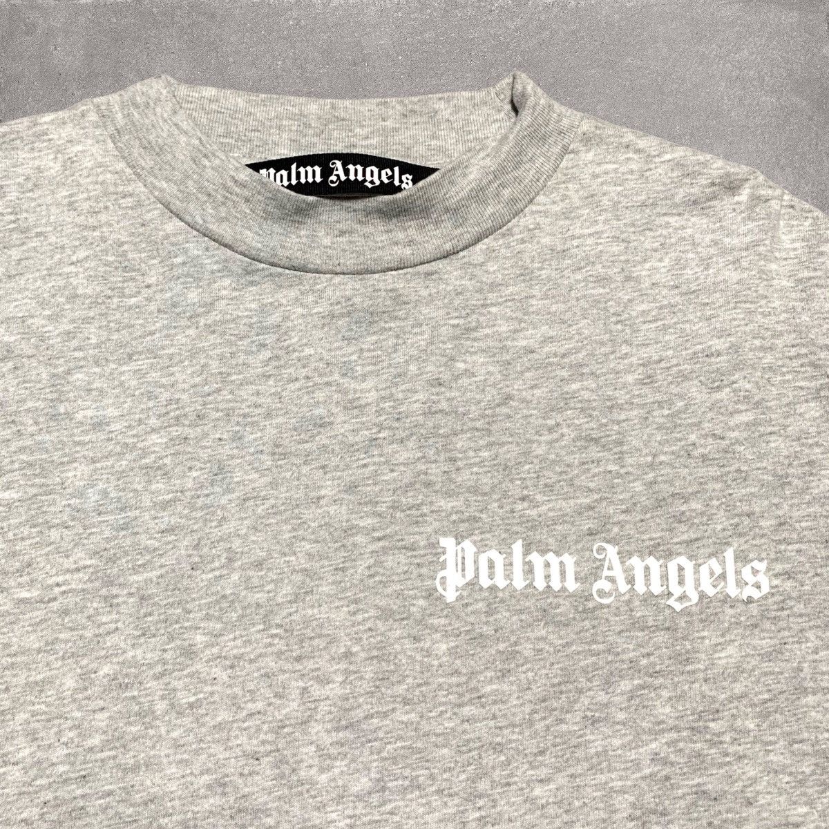 Palm Angels Palm Angels Small Logo Classic Grey Tee Size US S / EU 44-46 / 1 - 3 Thumbnail