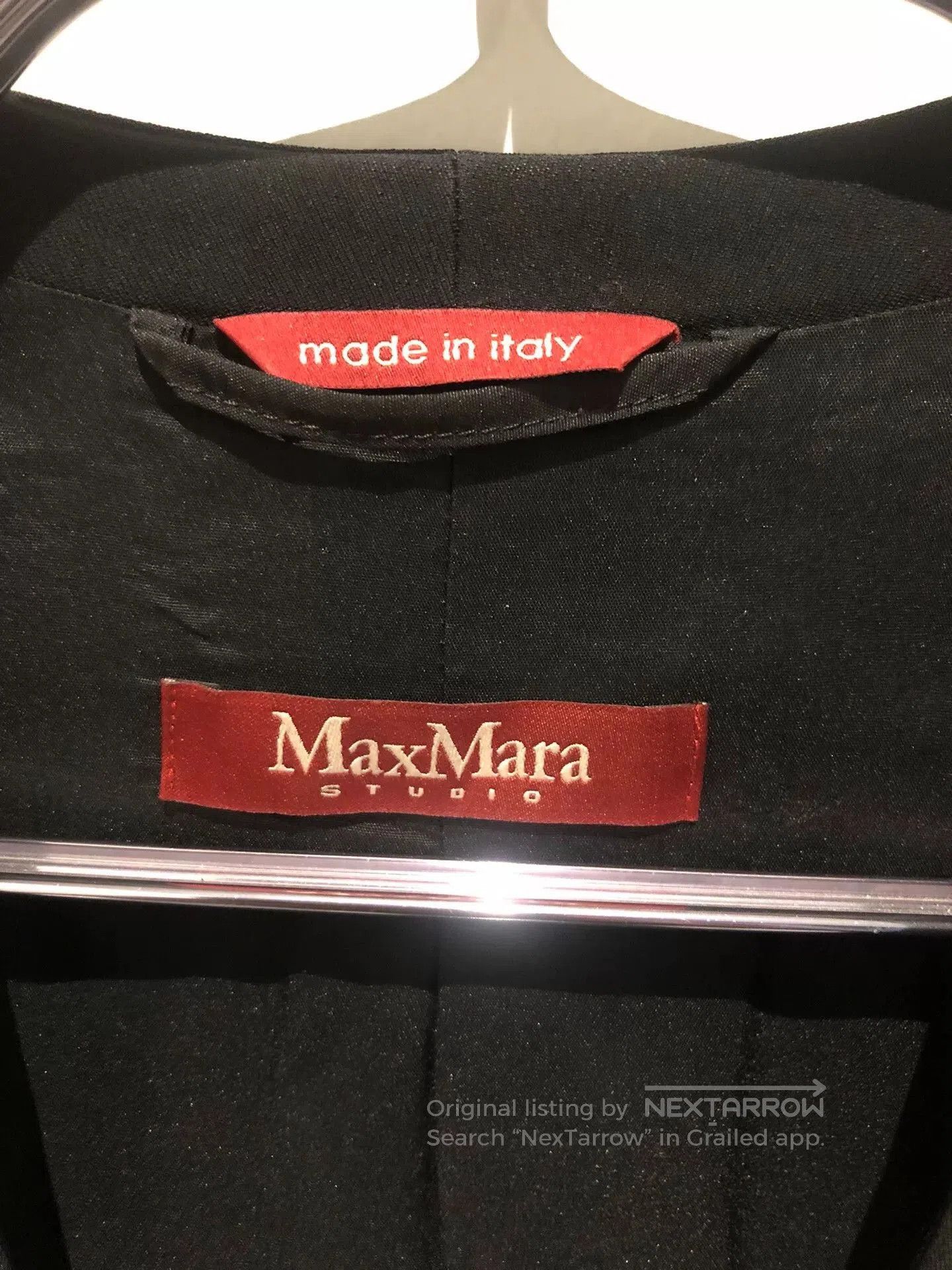 Max Mara MaxMara Women's Black Loose Blazer. Size S / US 4 / IT 40 - 4 Thumbnail