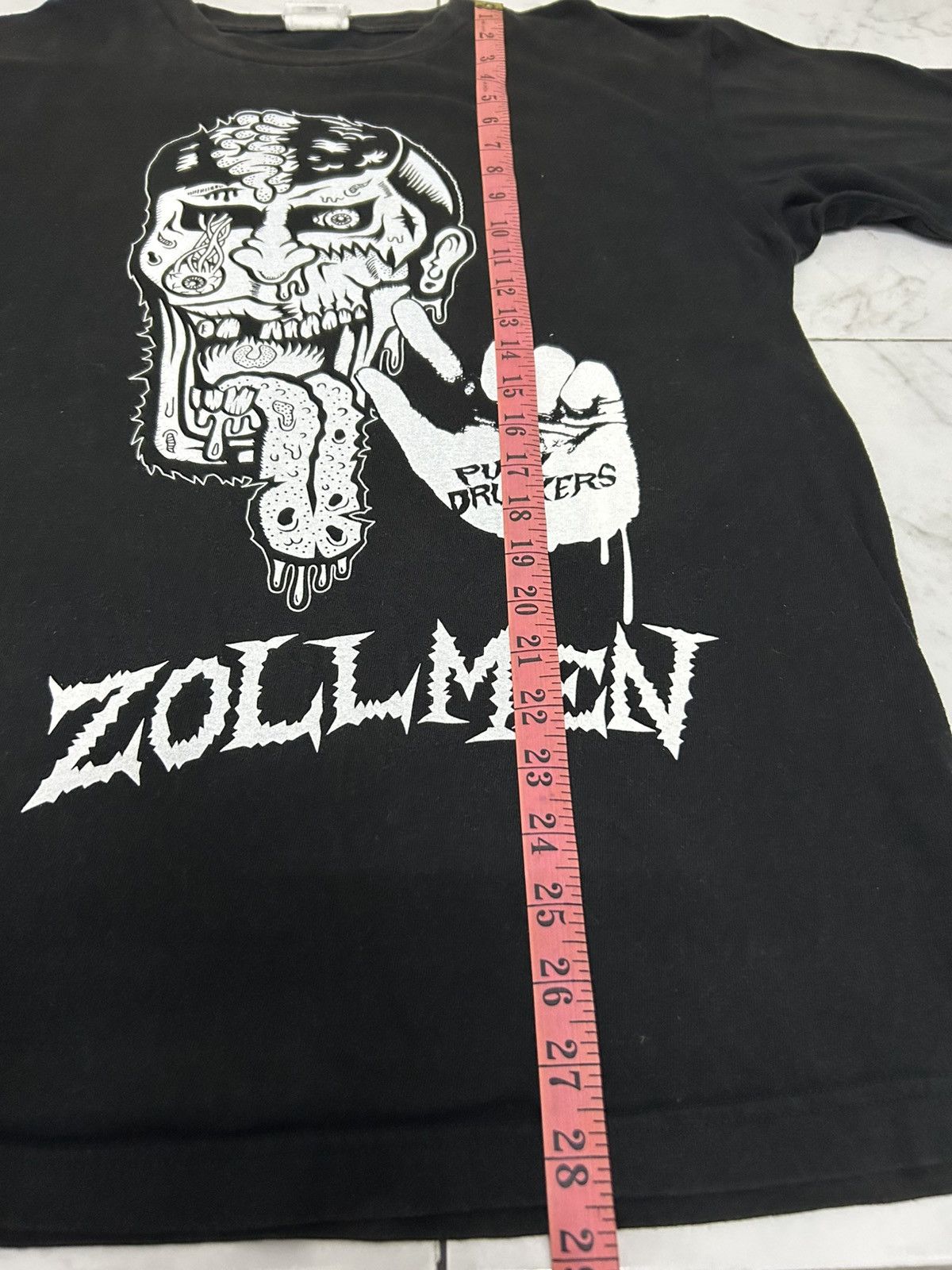 Japanese Brand VINTAGE PUNK DRUNKERS PUSHEAD DESIGN RARE Size US XL / EU 56 / 4 - 9 Thumbnail
