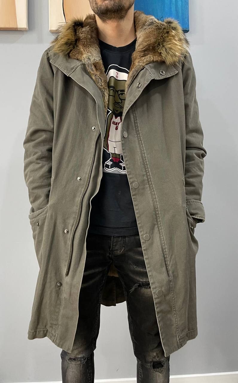 Yves Salomon YVES SALOMON HOMME RABBIT FUR PARKA Size US S / EU 44-46 / 1 - 1 Thumbnail
