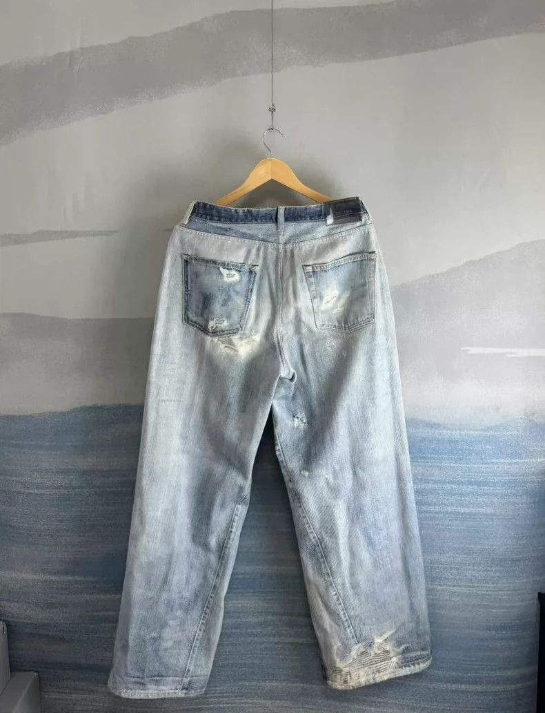 Our Legacy our legacy size 40 Light blue old 3D printed jeans 2503-Nex Size US 26 / EU 42 - 3 Thumbnail