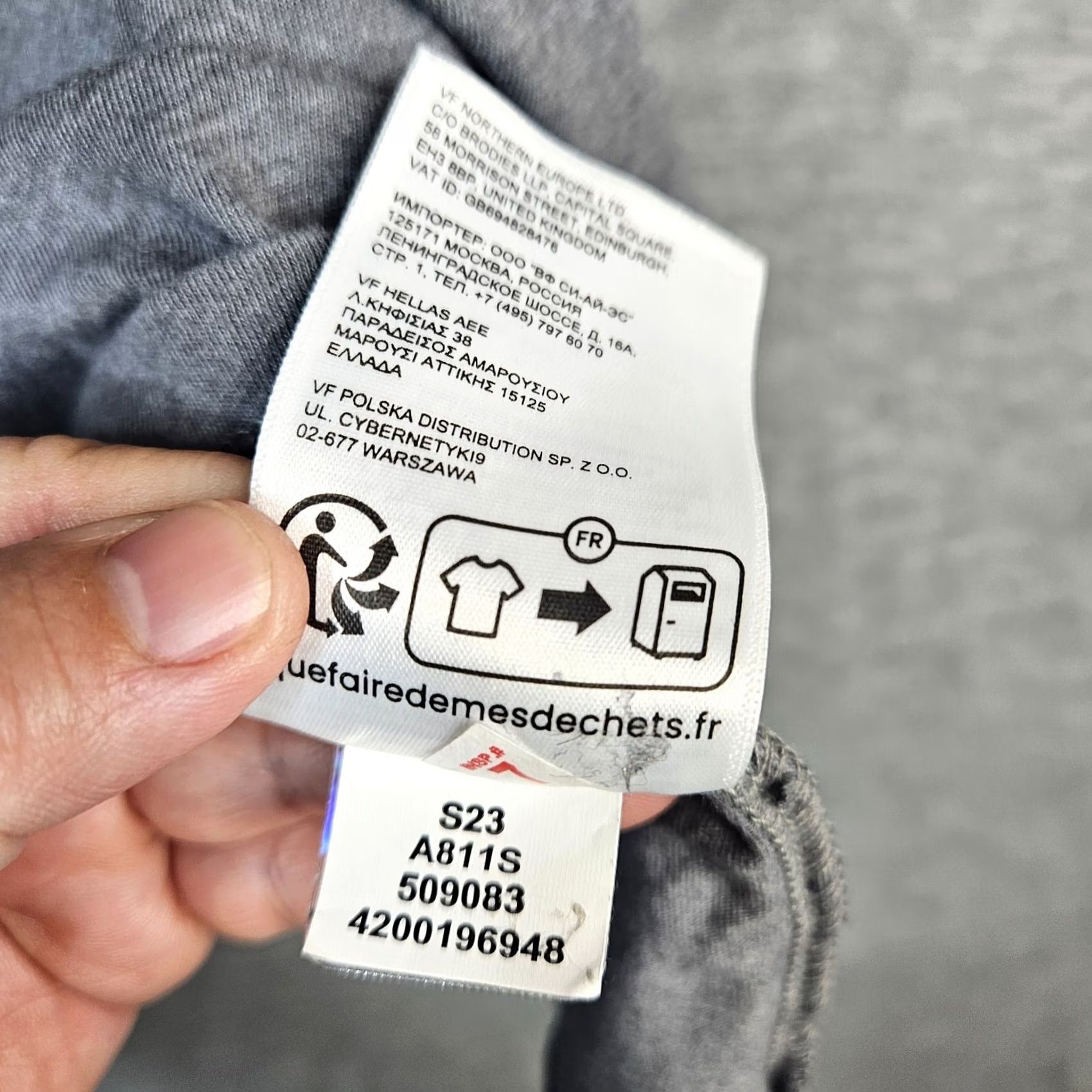 The North Face The North Face Men's Gray Outdoor Short Sleeve T-Shirt Size S Size US S / EU 44-46 / 1 - 8 Thumbnail