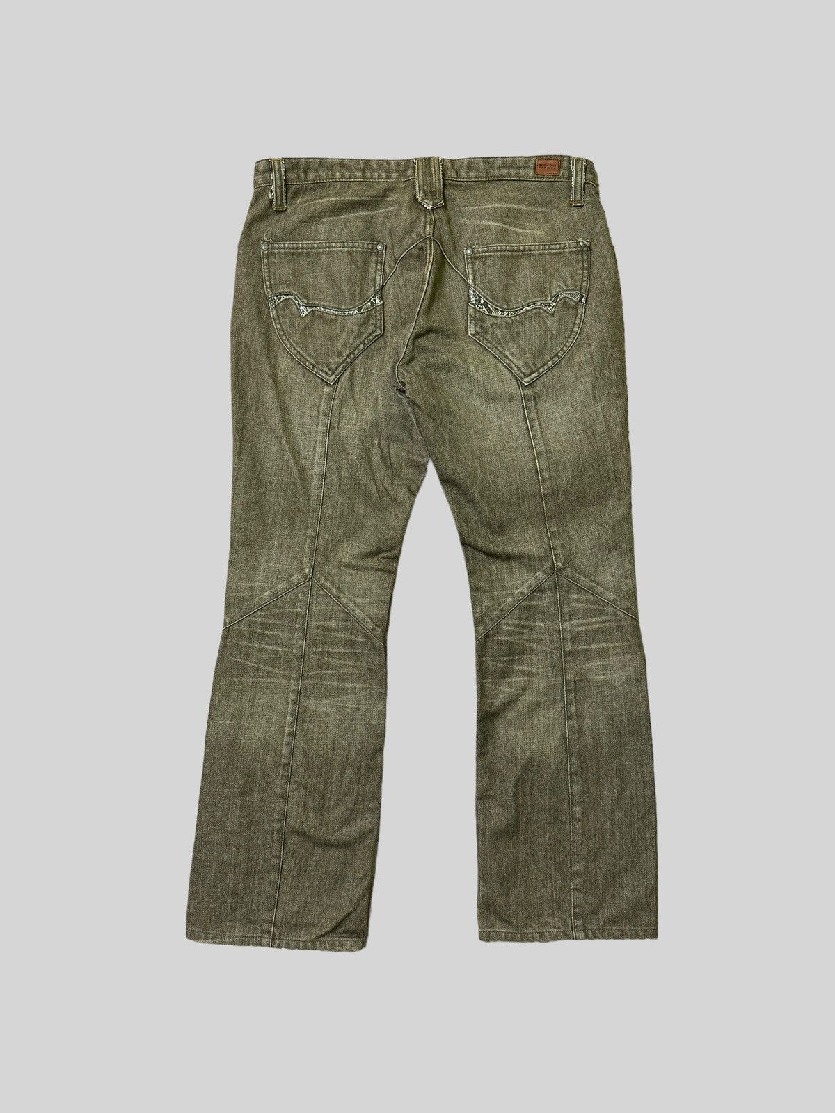Nicole Club Nicole Club For Men Snake PocketFlare Design Jeans Size US 32 / EU 48 - 1 Thumbnail