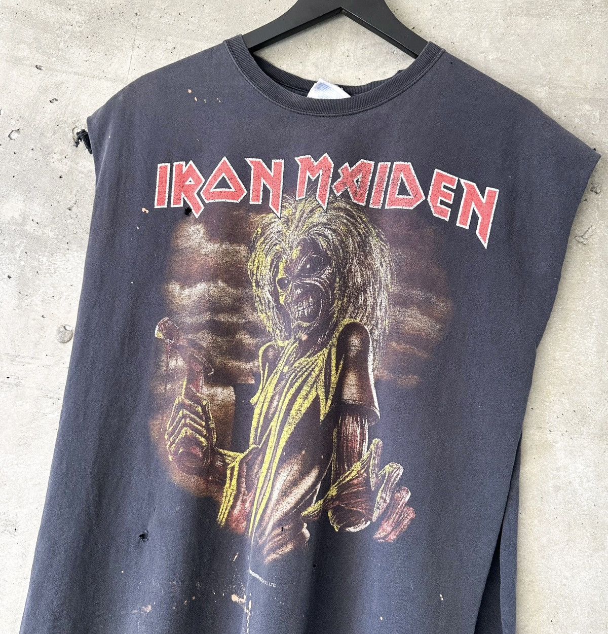 Band Tees 2000’s CHOPPED Iron Maiden Sleeveless Shirt Size US XL / EU 56 / 4 - 3 Thumbnail
