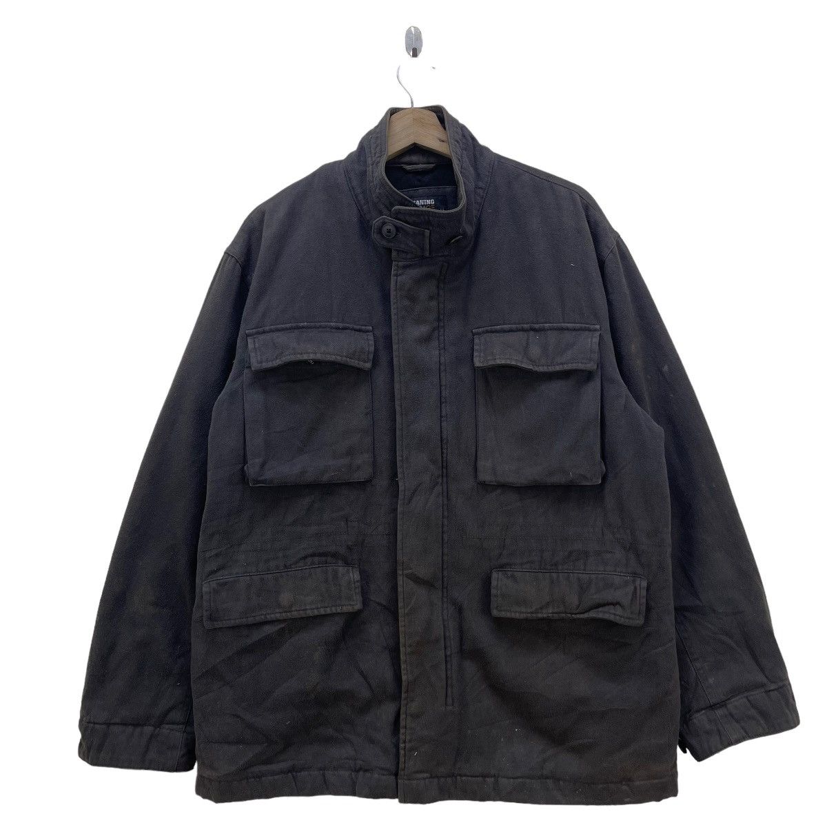 image of Haversack x Tenderloin Vintage Jeaning Garage M65 Jacket in Navy, Men's (Size Medium)