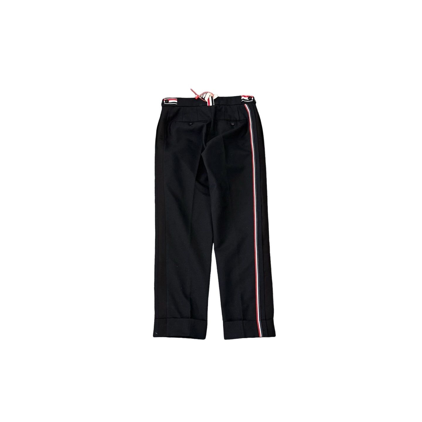 Thom Browne Thom Browne Side Stripe Wool Trousers Size 0 Size US 28 / EU 44 - 1 Thumbnail