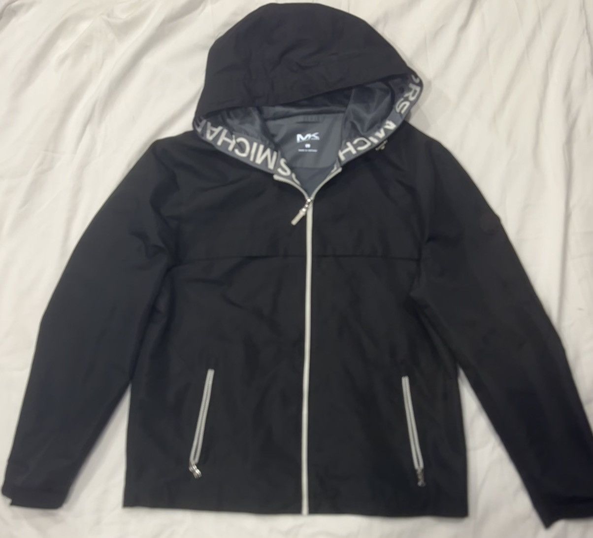 Michael Kors MICHAEL KORS Black Lightweight Rain Jacket Sz.L Size US L / EU 52-54 / 3 - 1 Thumbnail