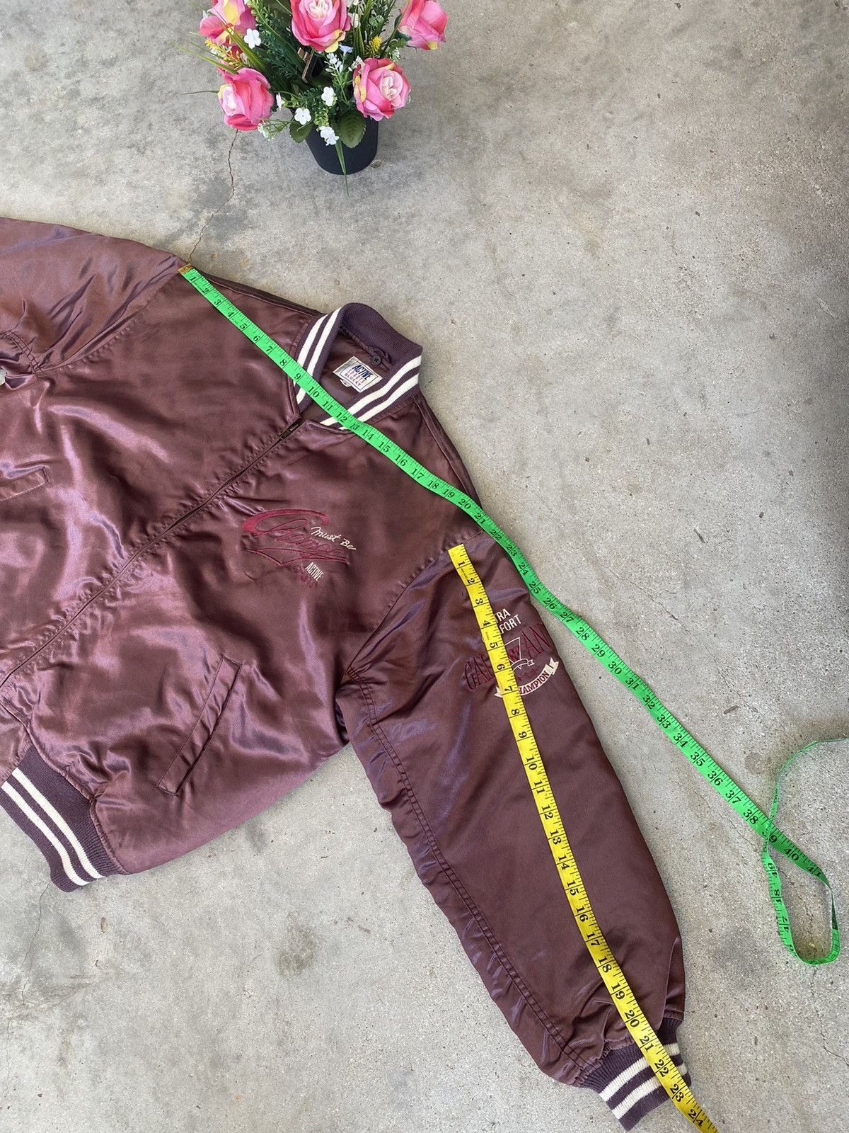 Japanese Brand Vintage Bomber Jacket ChangeMust Be Active Sports Size US L / EU 52-54 / 3 - 9 Thumbnail