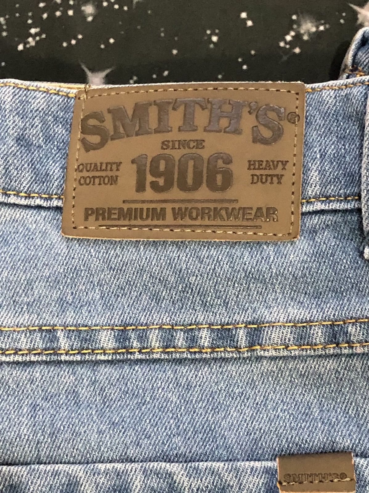 Other Smiths Mens Heavy Duty Workwear Jeans Size US 34 / EU 50 - 5 Thumbnail