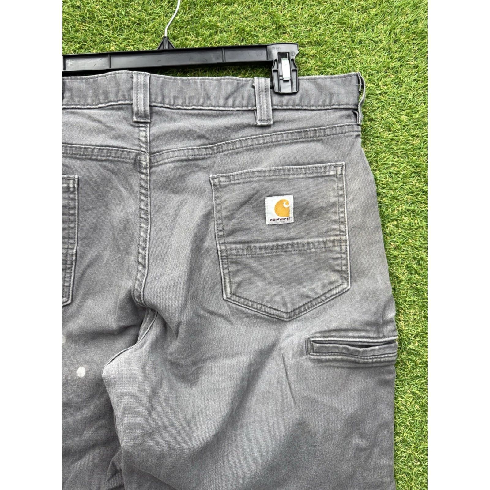 Carhartt Carhartt Carpenter Pants Mens 38x29 Grey Utility Workwear Size US 38 / EU 54 - 7 Thumbnail