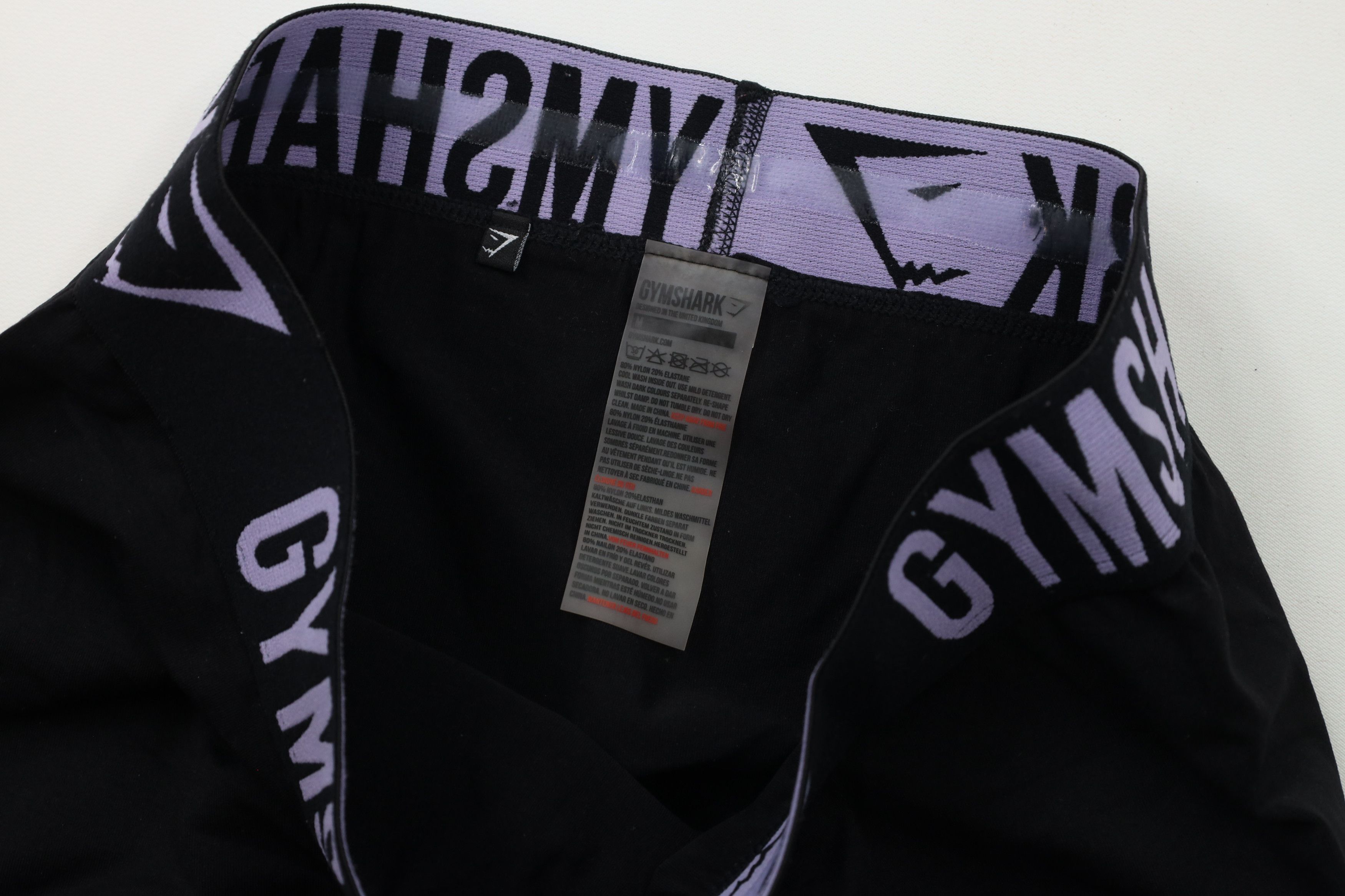 Gymshark × Vintage Gymshark Out Running Gym Yoga Spandex Tights Pants Black Size 28" / US 6 / IT 42 - 5 Thumbnail