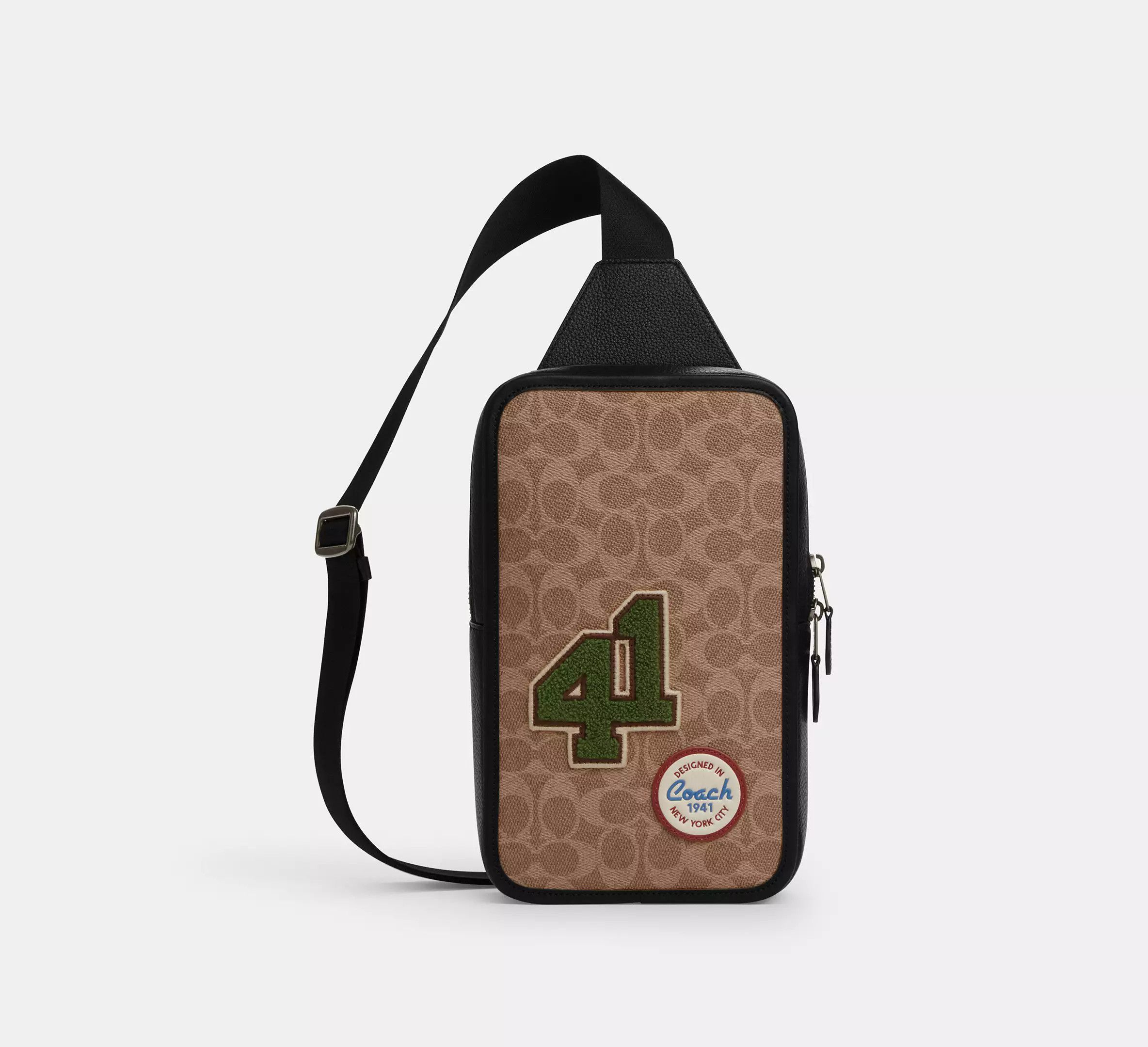 Coach MEN'S Sullivan Pack In Signature Canvas With Patches CY819 Size ONE SIZE - 4 Thumbnail