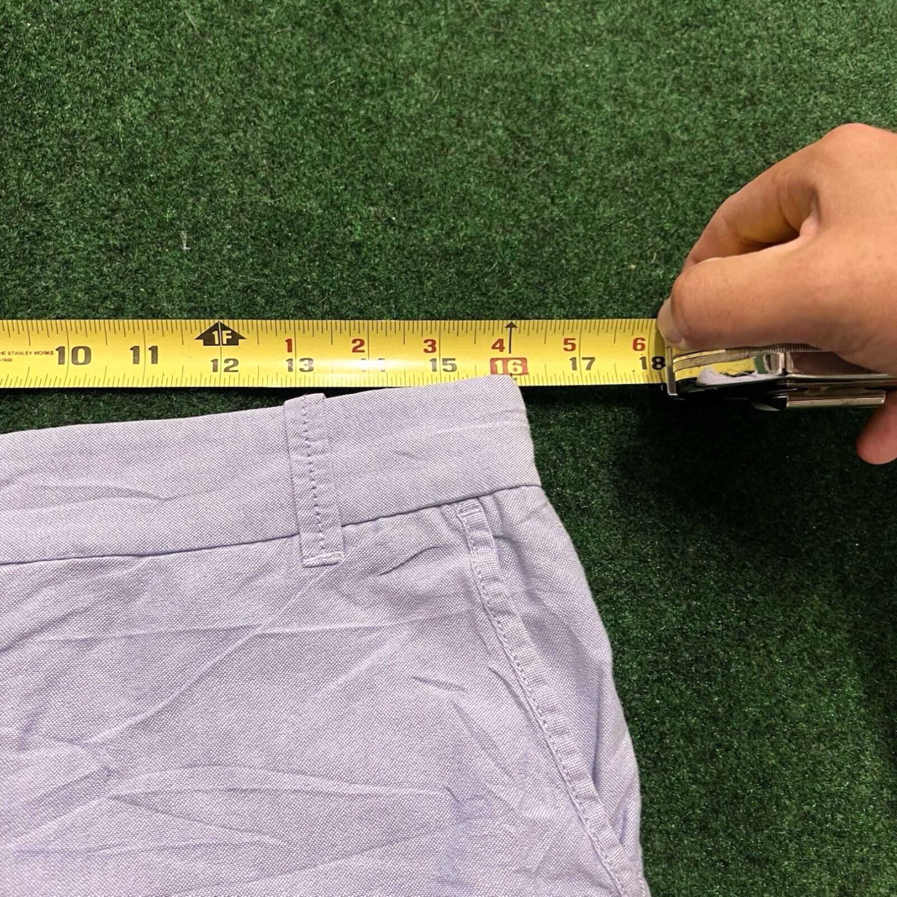 J.Crew J. Crew Chino Shorts Light Blue Size 6 Summer Working Walking Outdoors Size 32" / US 10 / IT 46 - 4 Thumbnail