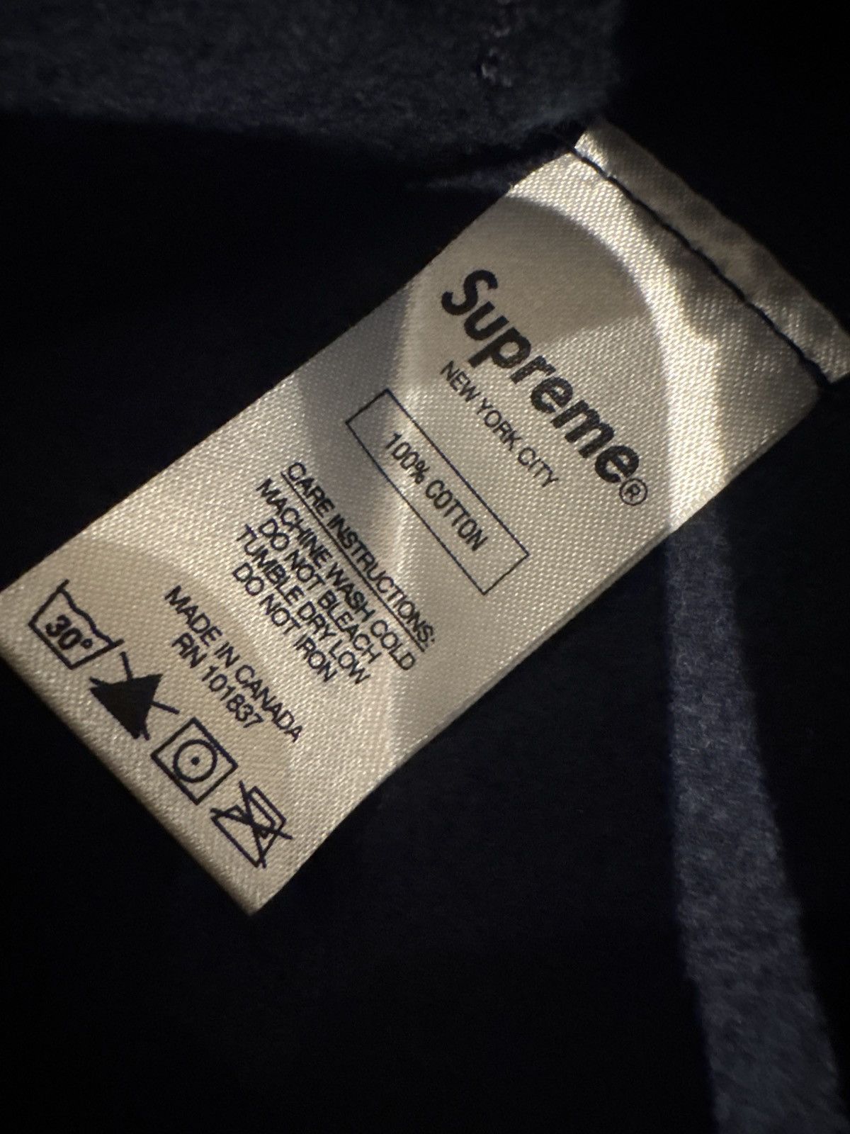 Supreme Navy Supreme Michael Jackson Hoodie Size US M / EU 48-50 / 2 - 6 Thumbnail