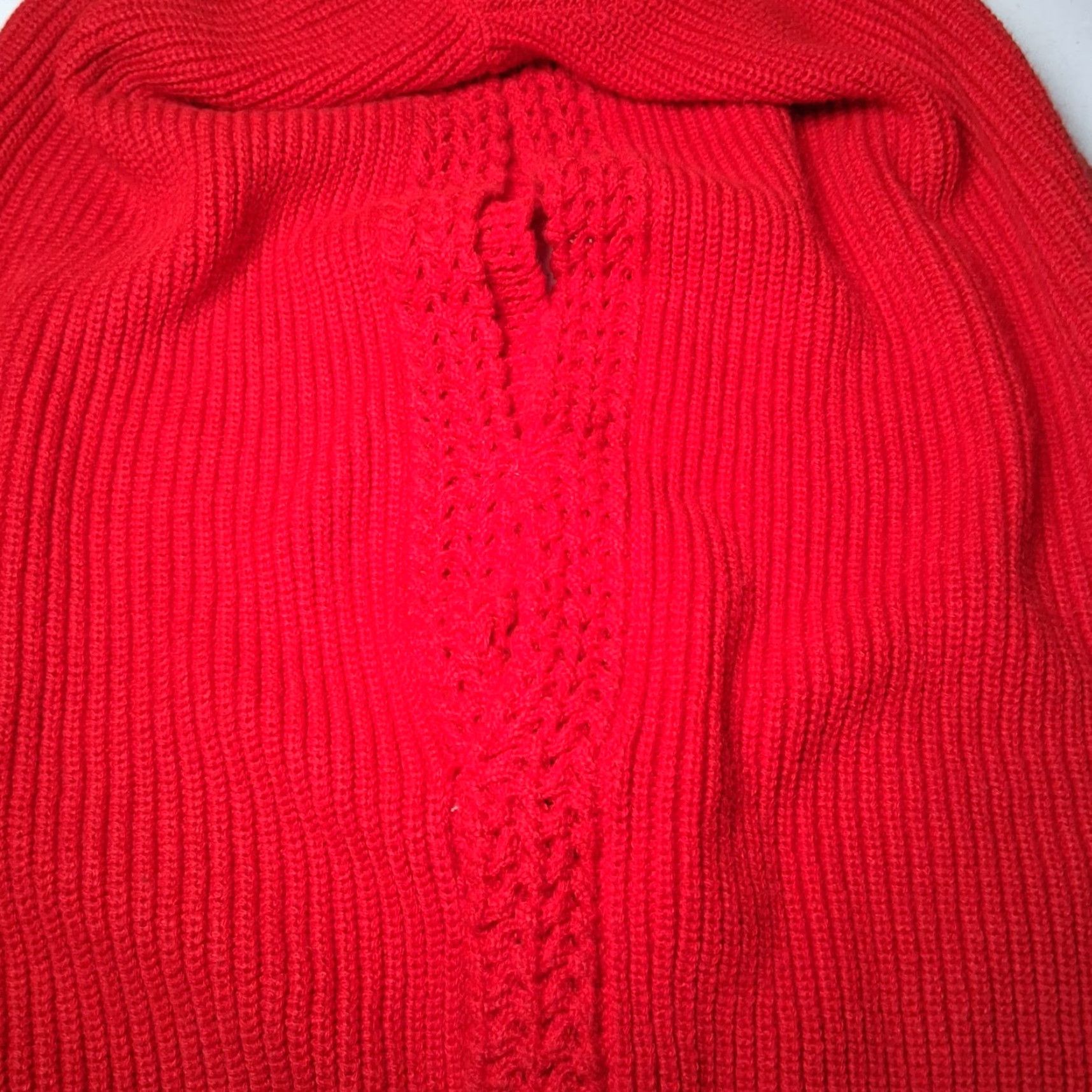 Etro VINTAGE Winks Lane Vest Women Size 38 Red Ribbed Knit Retro 1980s Size XS / US 0-2 / IT 36-38 - 7 Thumbnail