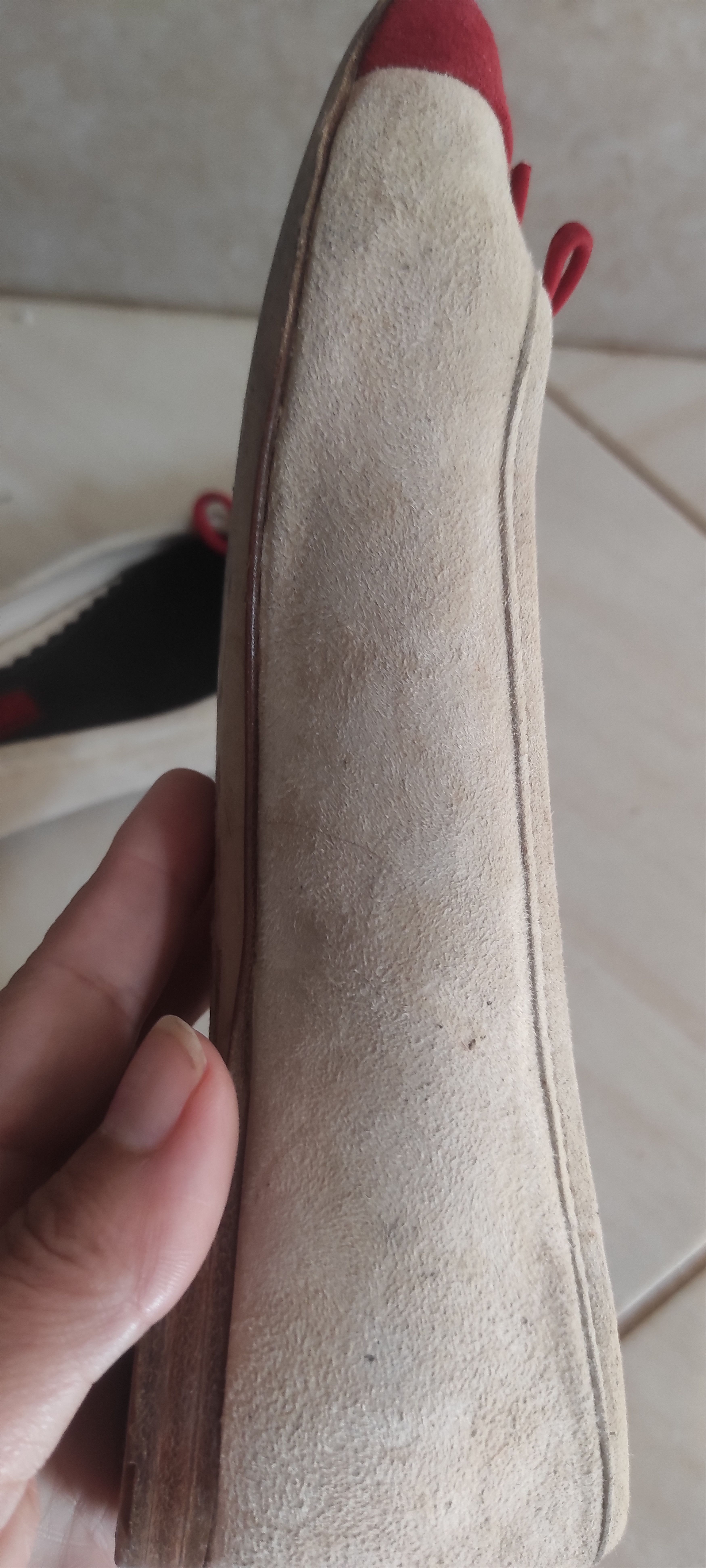 Carolina Herrera Carolina Herrera Ballerina Flat Shoe Suede Leather Ballet Size US 5 / IT 35 - 8 Thumbnail