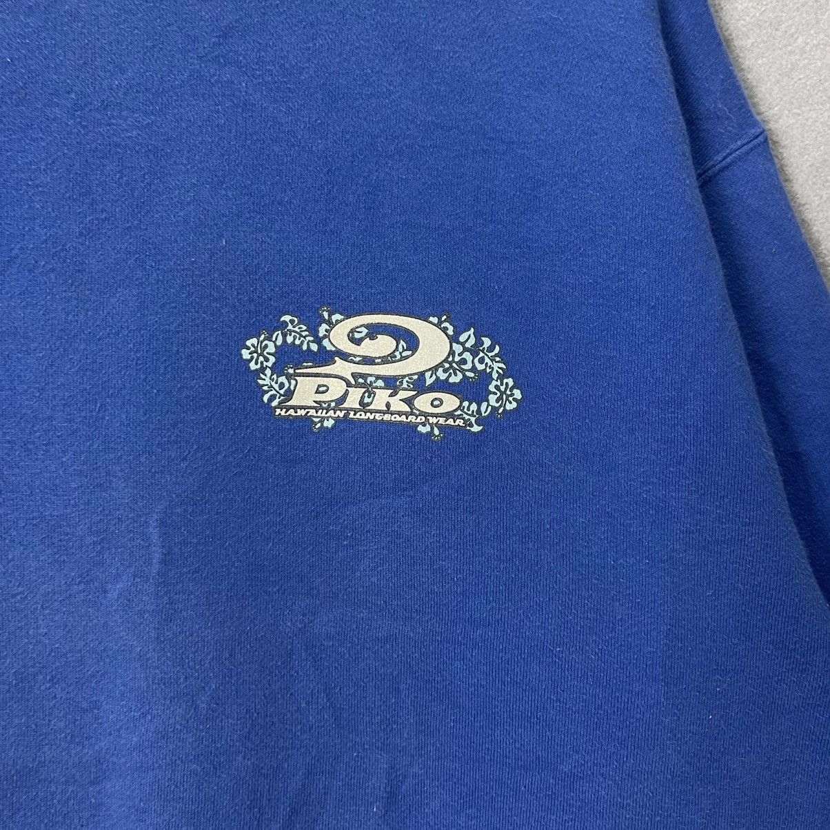 Vintage Vintage 90s Piko Hawaiian Longboard Wear Crewneck Sweatshirt Size US XL / EU 56 / 4 - 5 Thumbnail