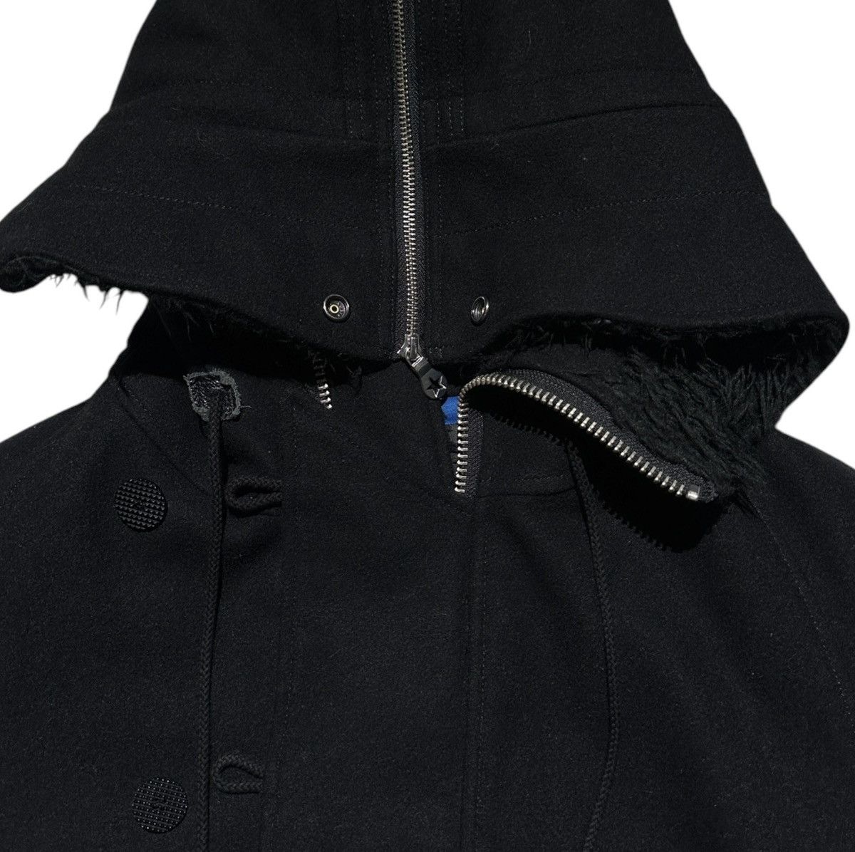PHENOMENON FW11 wool fur heavyweight cropped hooded parka Size US M / EU 48-50 / 2 - 3 Thumbnail