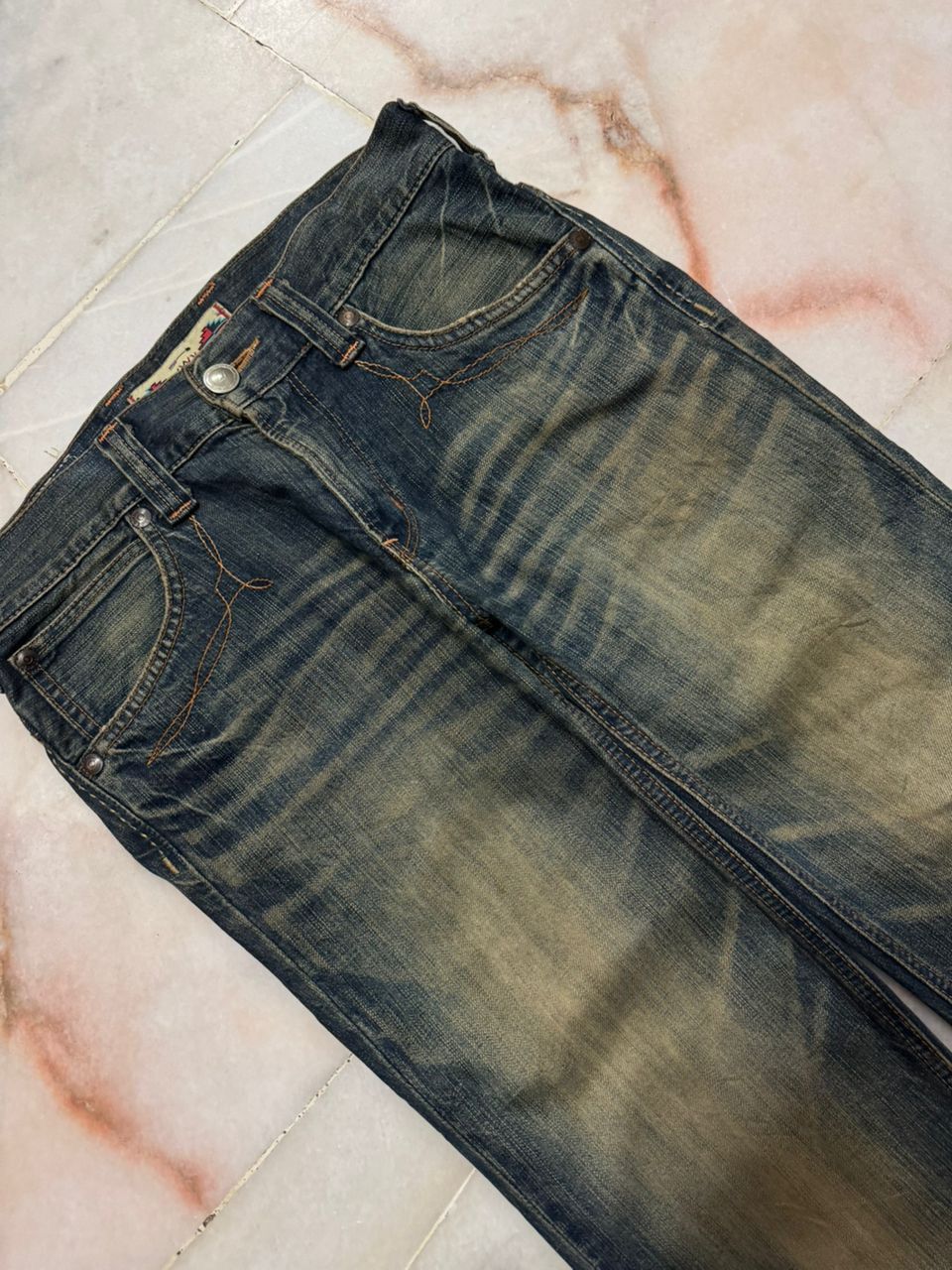 Edwin 💥Flare💥Vintage Edwin XV Insane Rusty Mudwash Bootcut Jeans Size US 29 - 6 Thumbnail