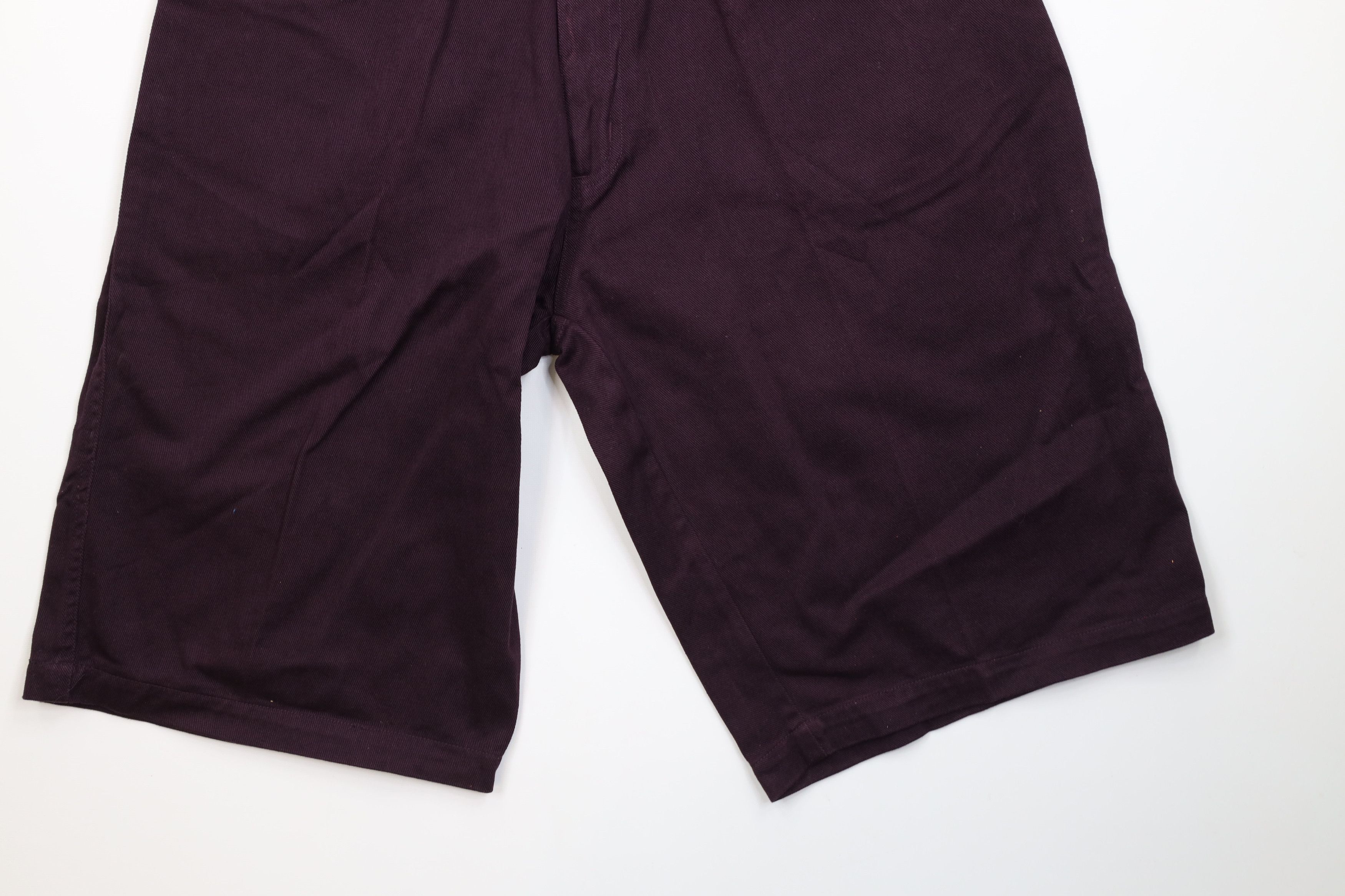 Vintage Deadstock Vintage 90s Streetwear Fit Denim Shorts Purple Size US 33 - 4 Thumbnail
