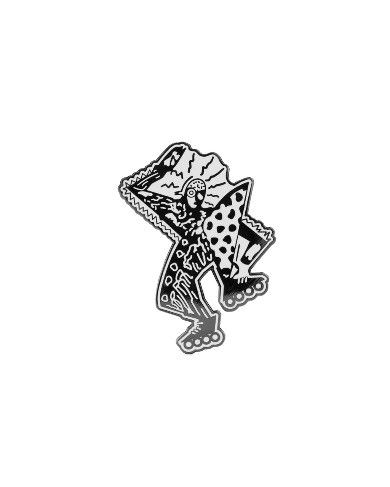 Brain Dead Brain Dead x Flippers Roller Freak Enamel Pin - Black Size ONE SIZE - 4 Thumbnail