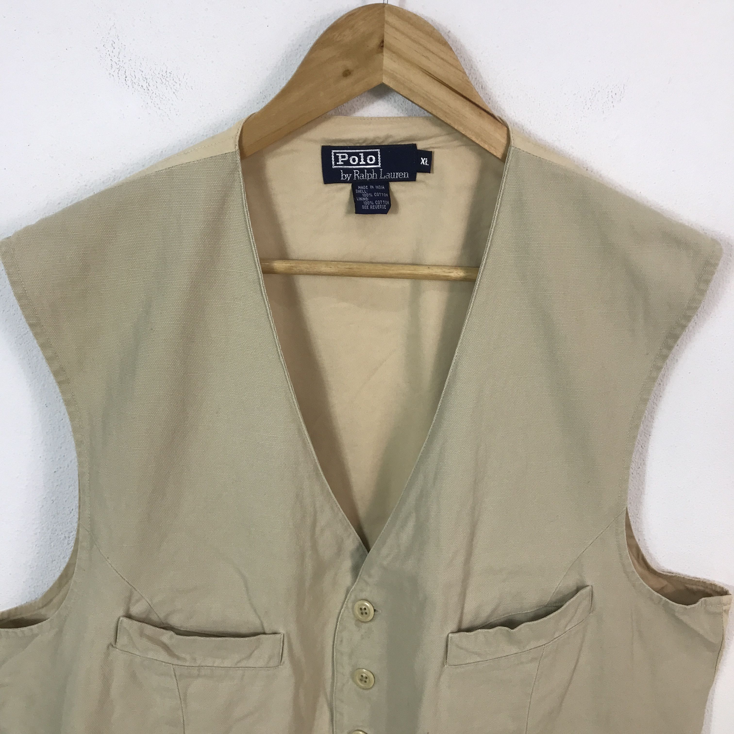Polo Ralph Lauren × Vintage Vintage polo ralph lauren Vest jacket Size US XL / EU 56 / 4 - 4 Thumbnail