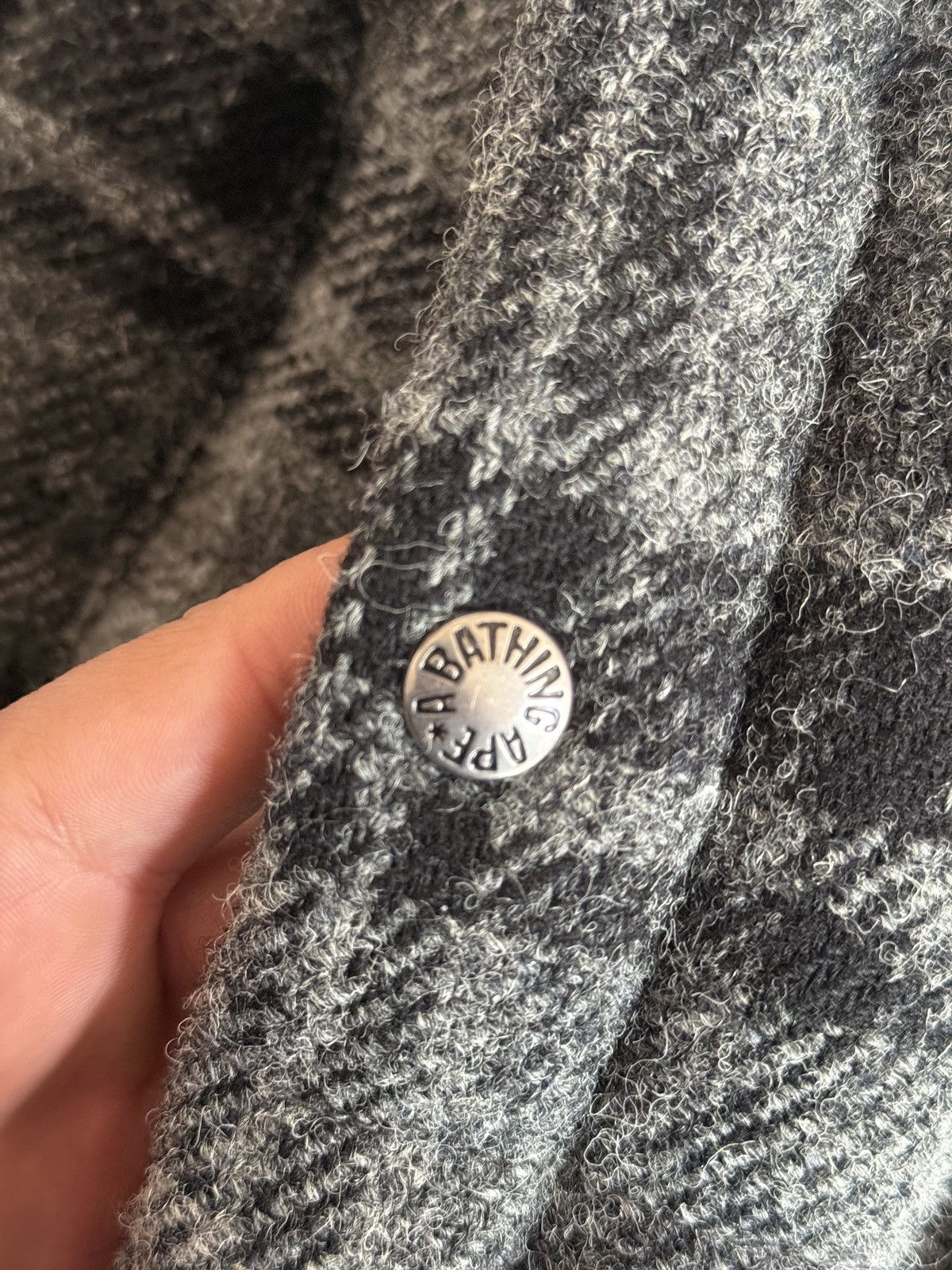 Bape Bape Harris Tweed Down Jacket Size US M / EU 48-50 / 2 - 4 Thumbnail