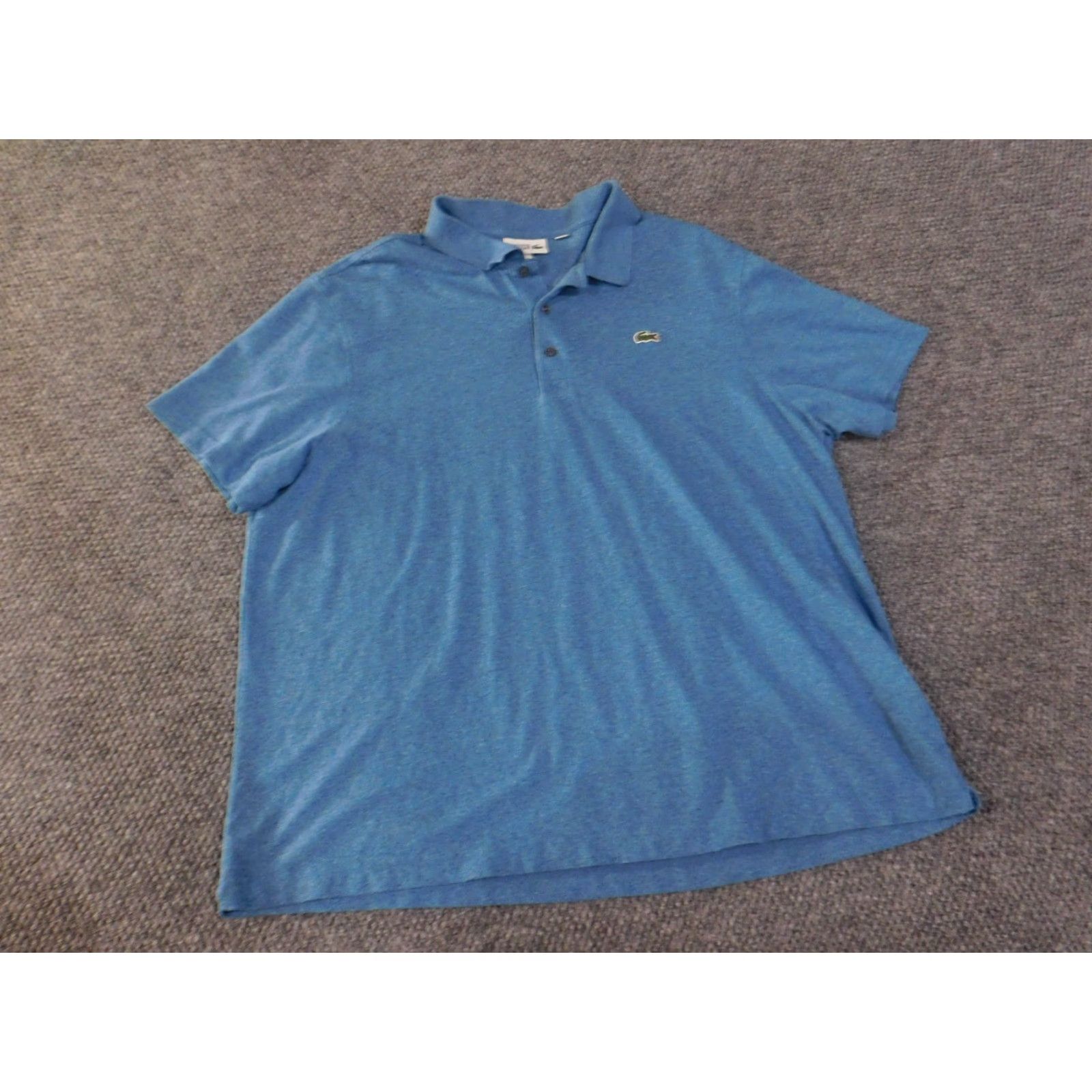 Lacoste Lacoste Polo Shirt Mens 4XL Blue Cotton Logo Knit Short Sleeve Collared Button Casual Vintage: No Size US XXL / EU 58 / 5 - 4 Thumbnail