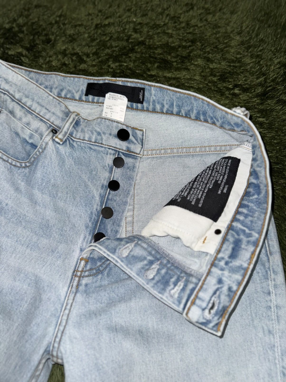 Alexander Wang [27] Alexander Wang Made in USA Button-Fly Denim Pants Size US 27 - 3 Thumbnail