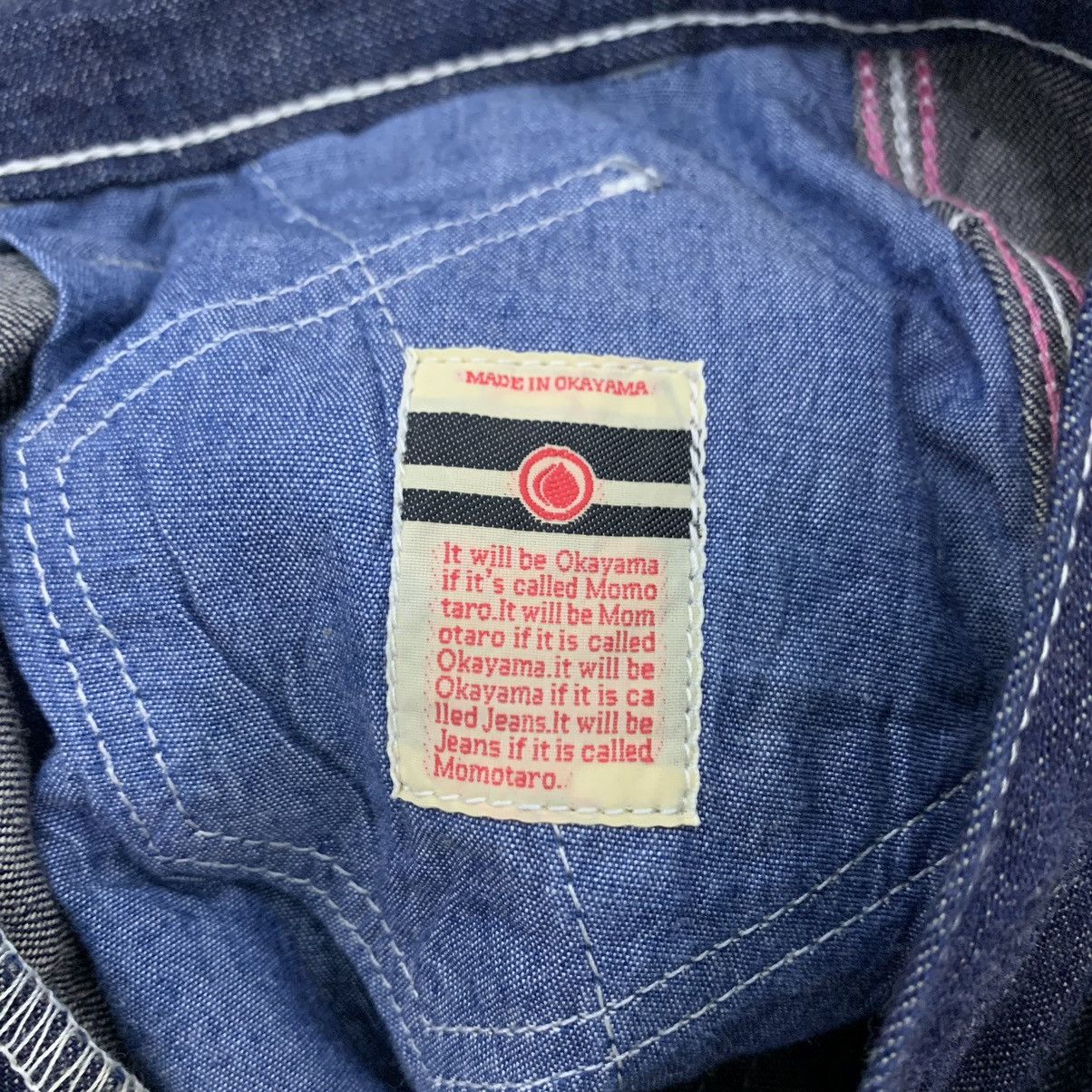 Japanese Brand 🇯🇵Momotaro Jeans Double Hip Cropped Work Pant🇯🇵 Size US 30 / EU 46 - 7 Thumbnail
