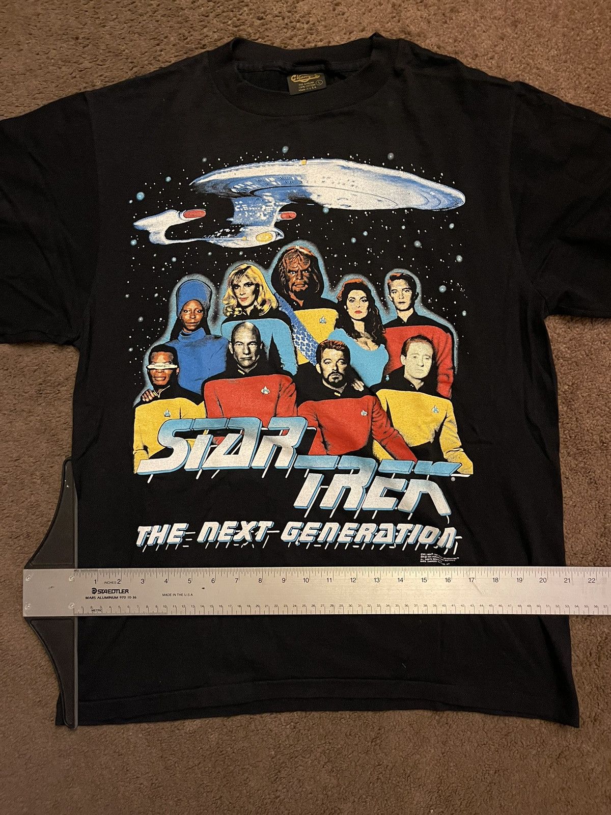 Vintage Vintage STAR TREK: THE NEXT GENERATION 1991 Sz L Size US L / EU 52-54 / 3 - 2 Thumbnail