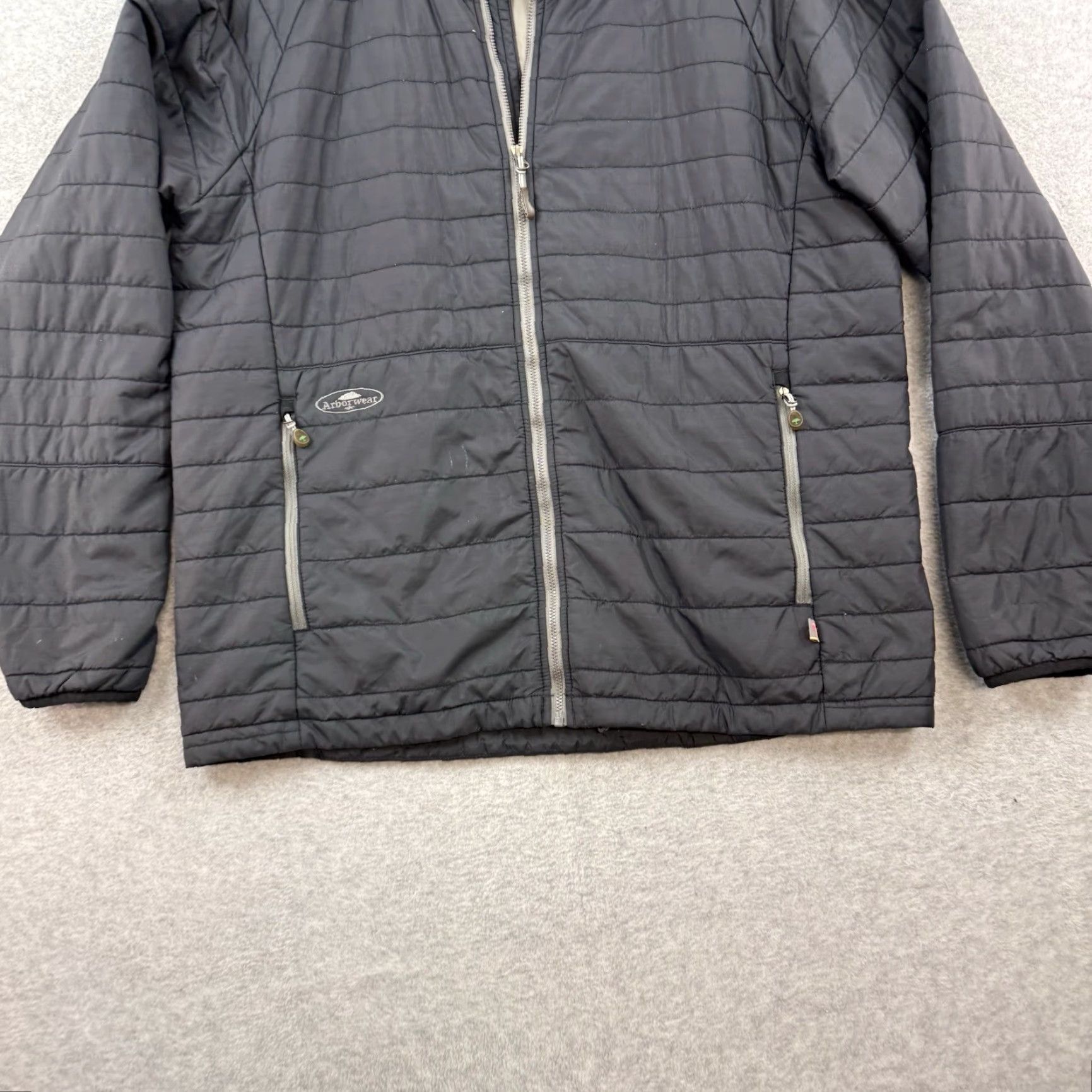 Vintage Arborwear Jacket Mens L Black Primaloft Puffer Insulated Lightweight Outdoor Zip Full Zip Quilted Pockets Nylon Lining Size US L / EU 52-54 / 3 - 2 Thumbnail