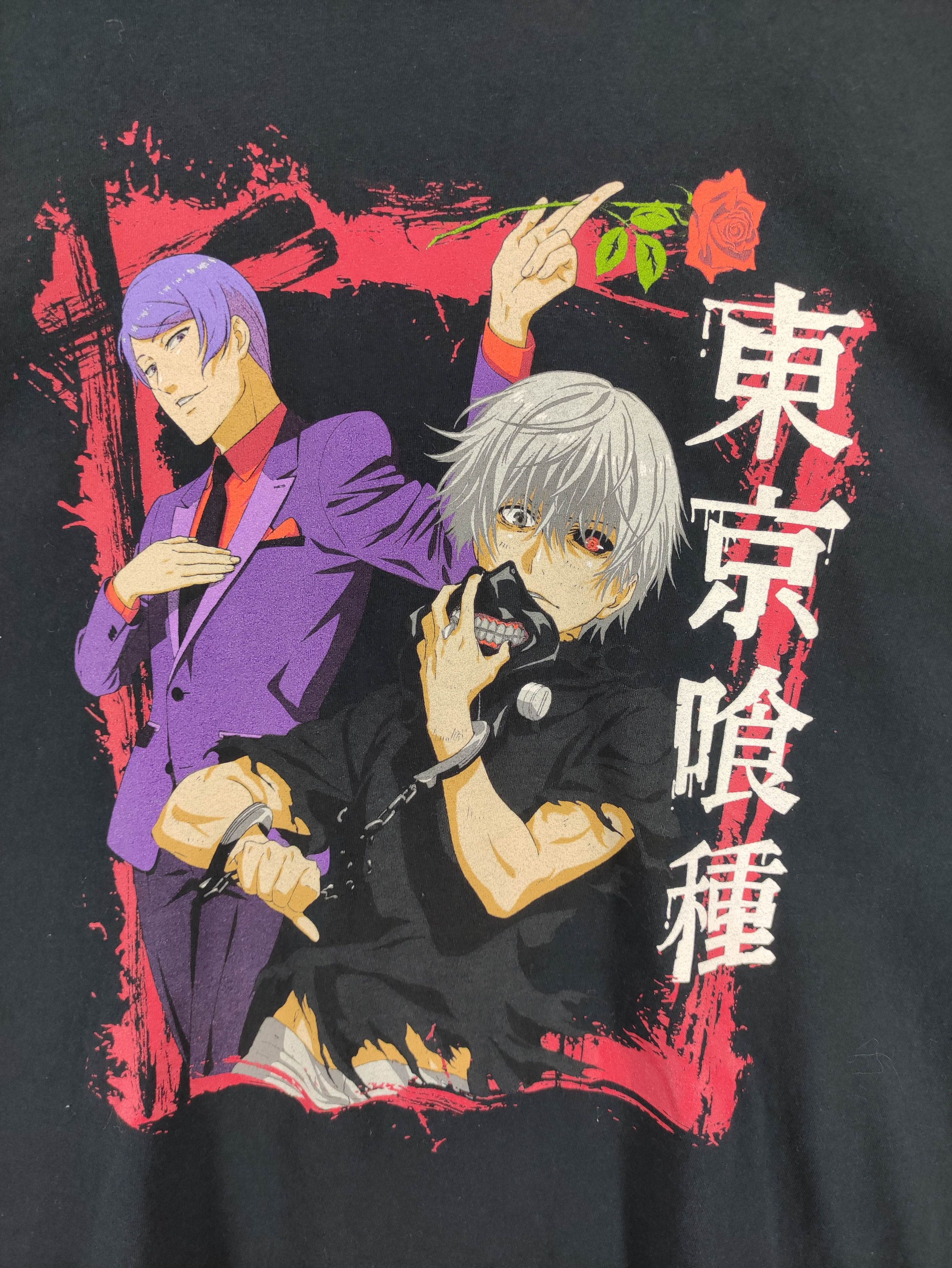 Anime Vintage Tokyo Ghoul Anima Graphic Tee Tshirt Size US L / EU 52-54 / 3 - 2 Thumbnail