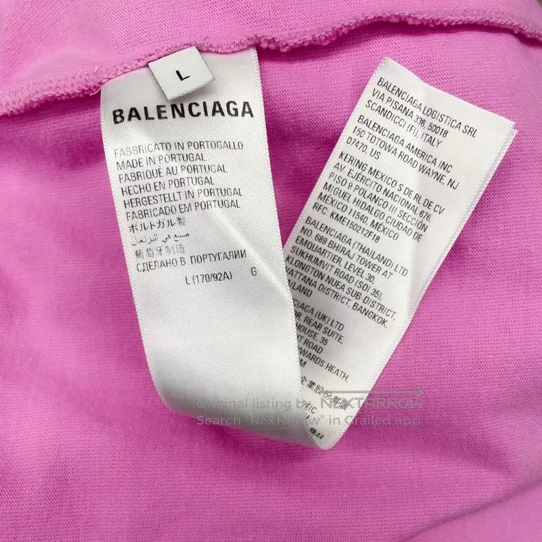 Balenciaga Balenciaga Pink Short Sleeve Size US L / EU 52-54 / 3 - 5 Thumbnail