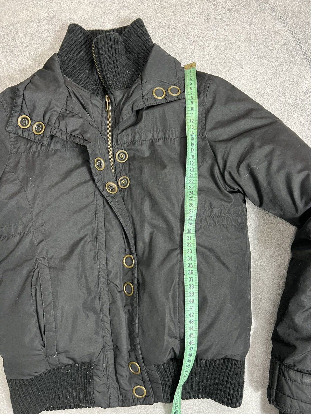 14th Addiction Y2k Japanese Fur collar If six was nine gothic bomber jacket Size US S / EU 44-46 / 1 - 8 Thumbnail